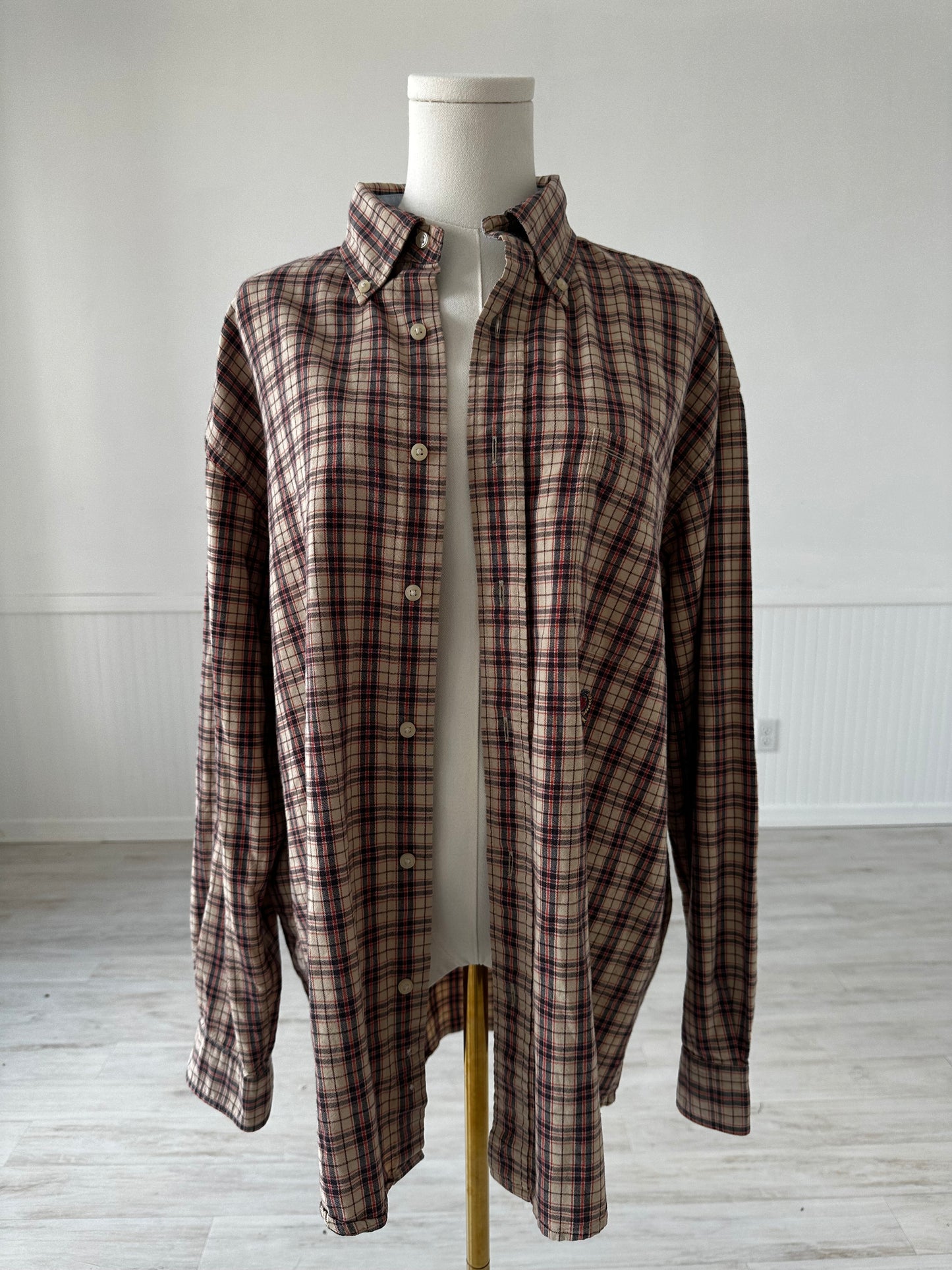 90s Tommy Hilfiger plaid button down