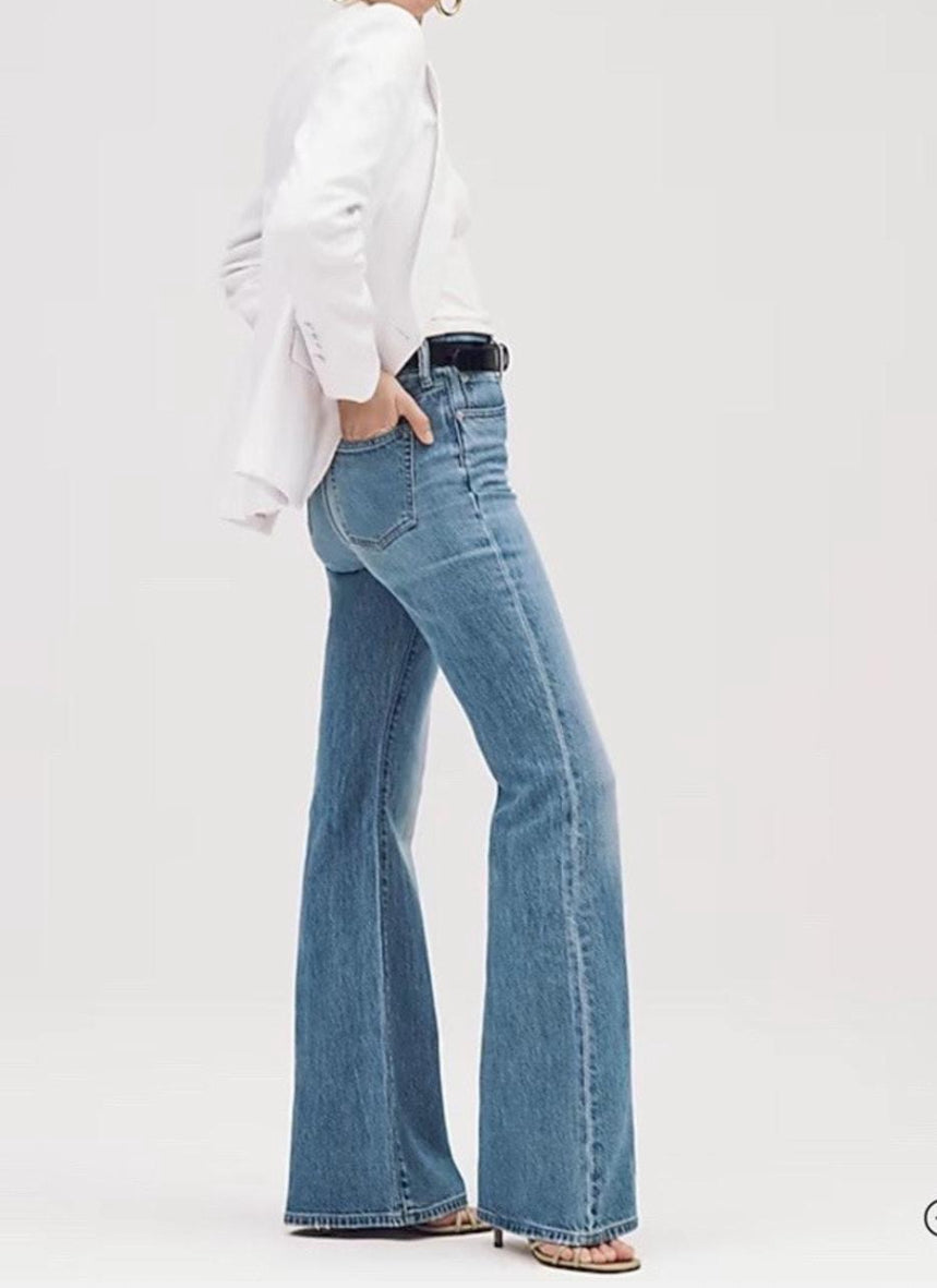 JCrew 96’ stretch flare jeans. NWT