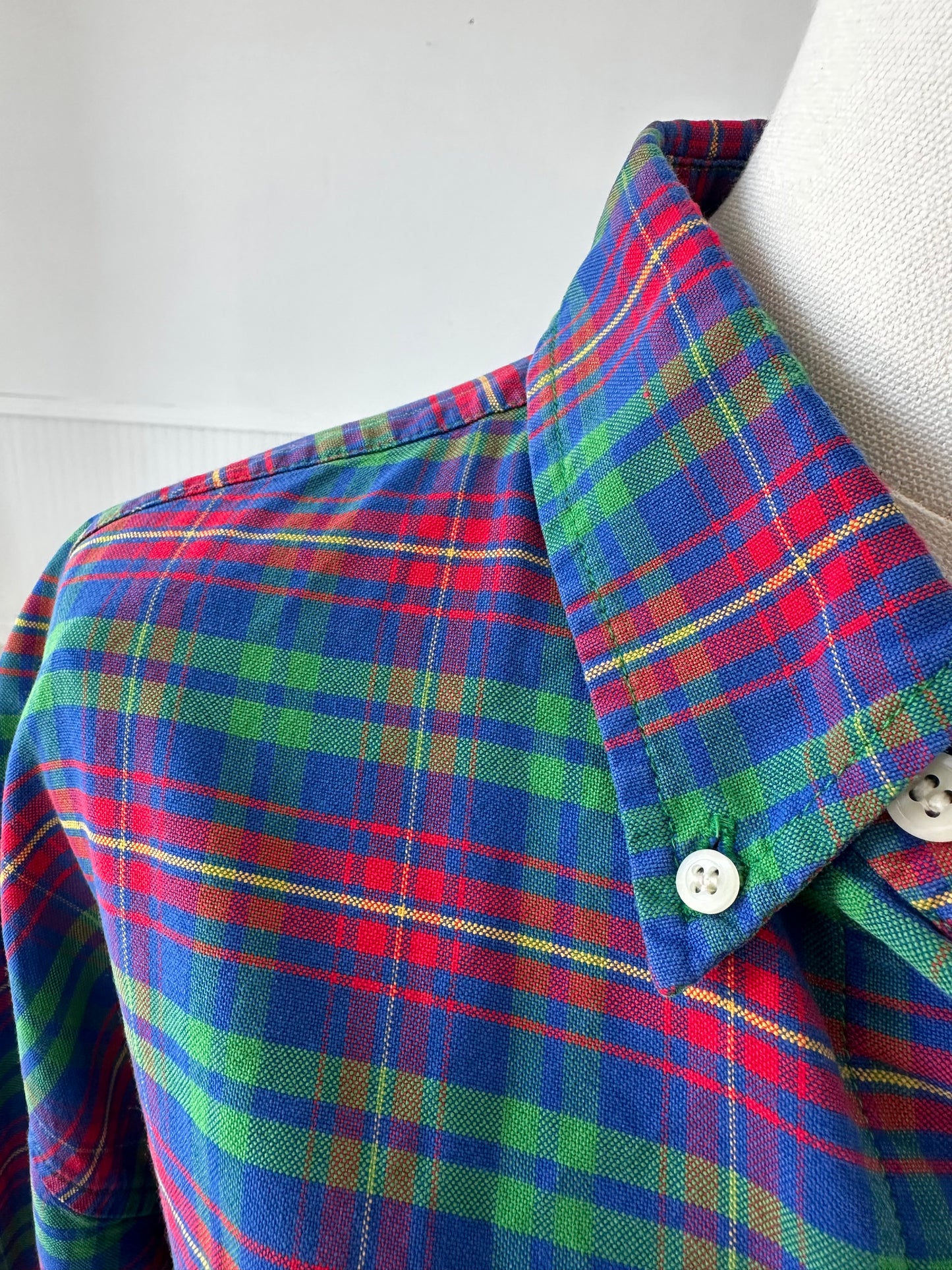90s Gap plaid button down