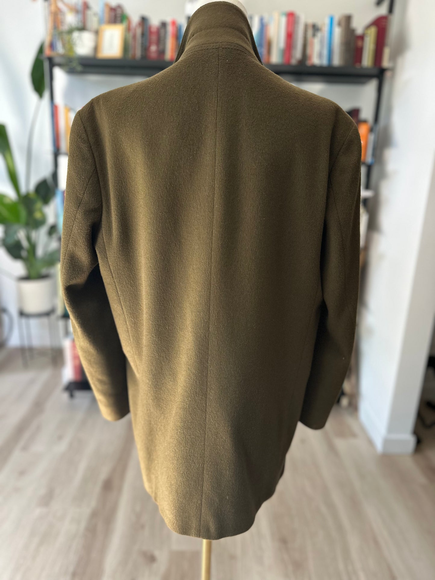 80s/90s LL Bean Olive wool blazer. Made in the USA
