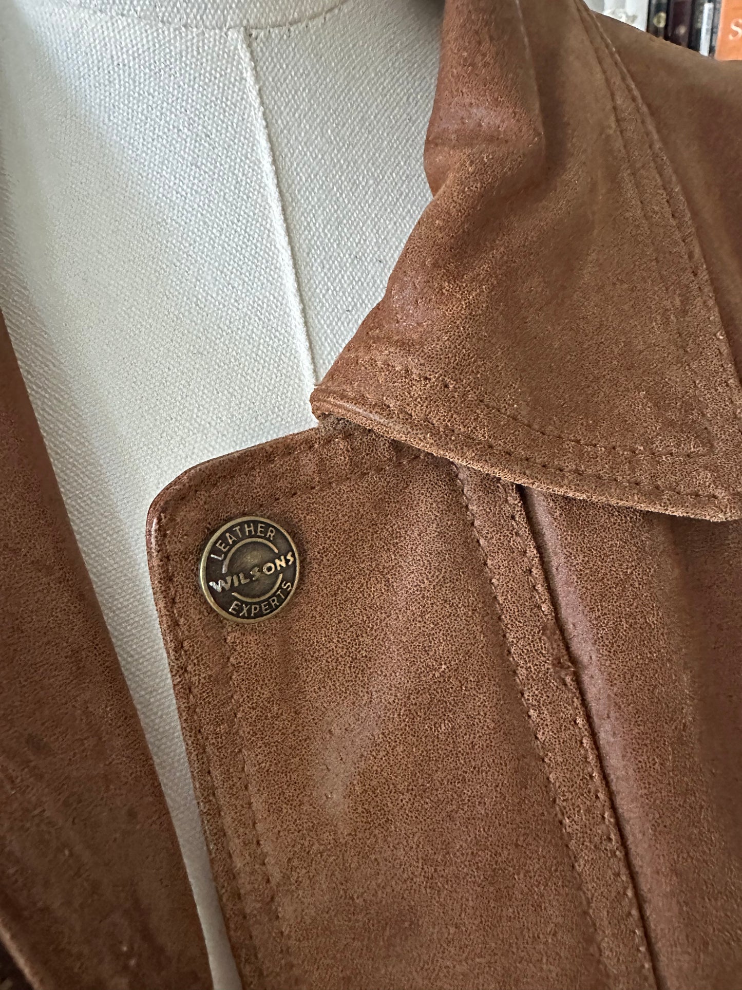 90s Wilson’s leather suede bomber