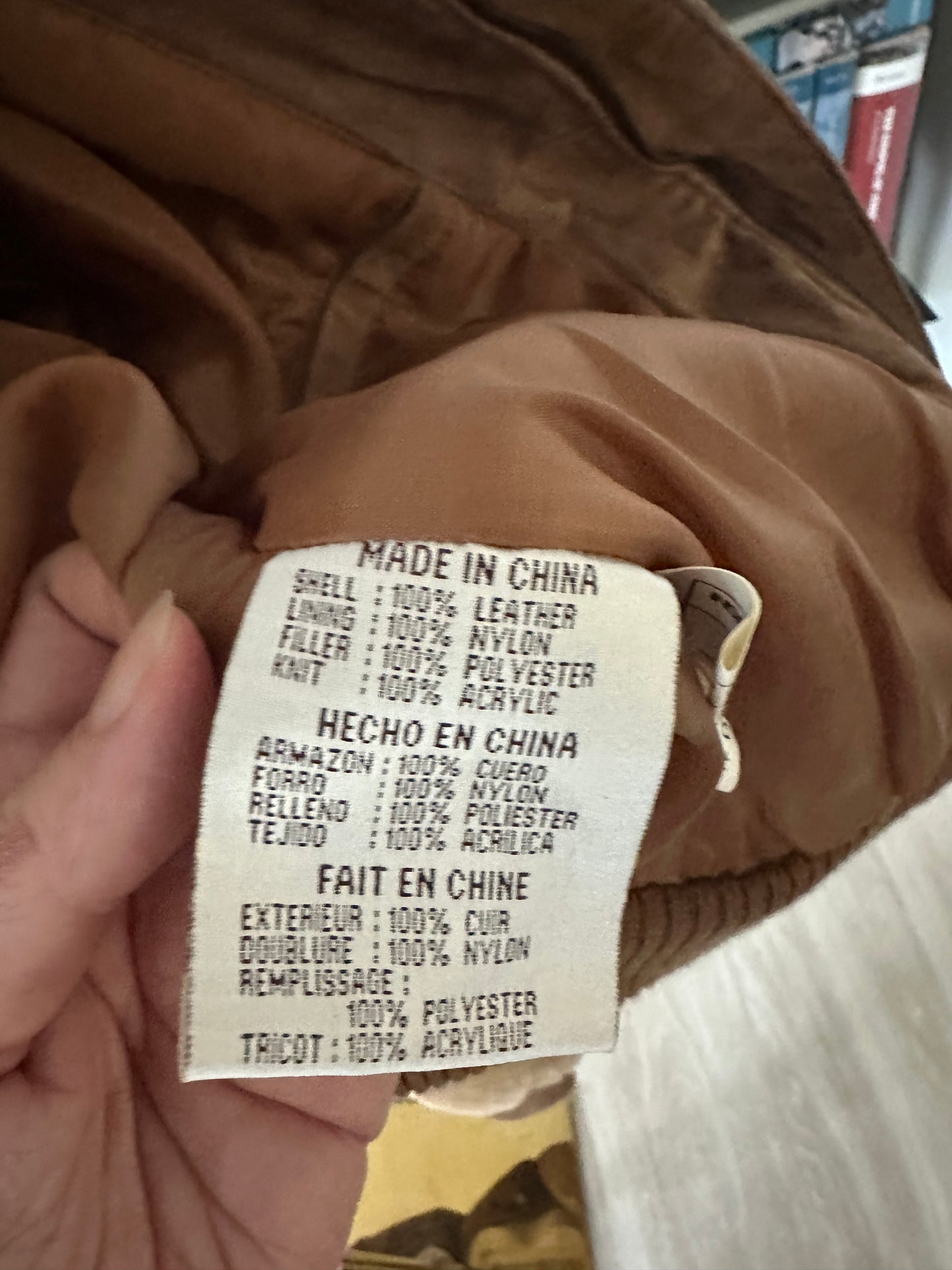 90s G111 suede bomber