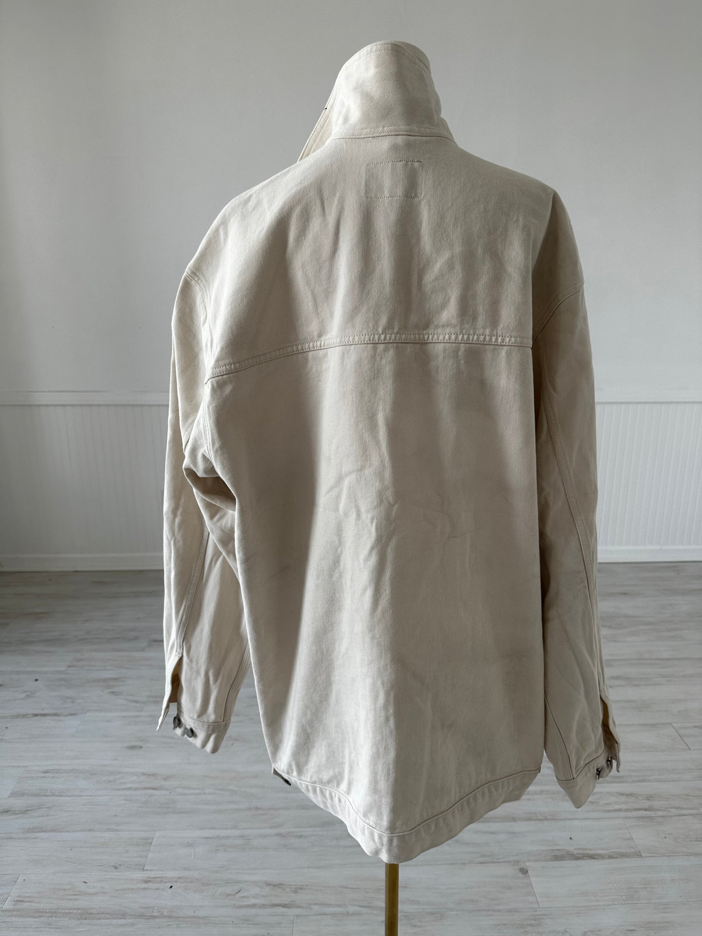 Carhartt cream chore coat