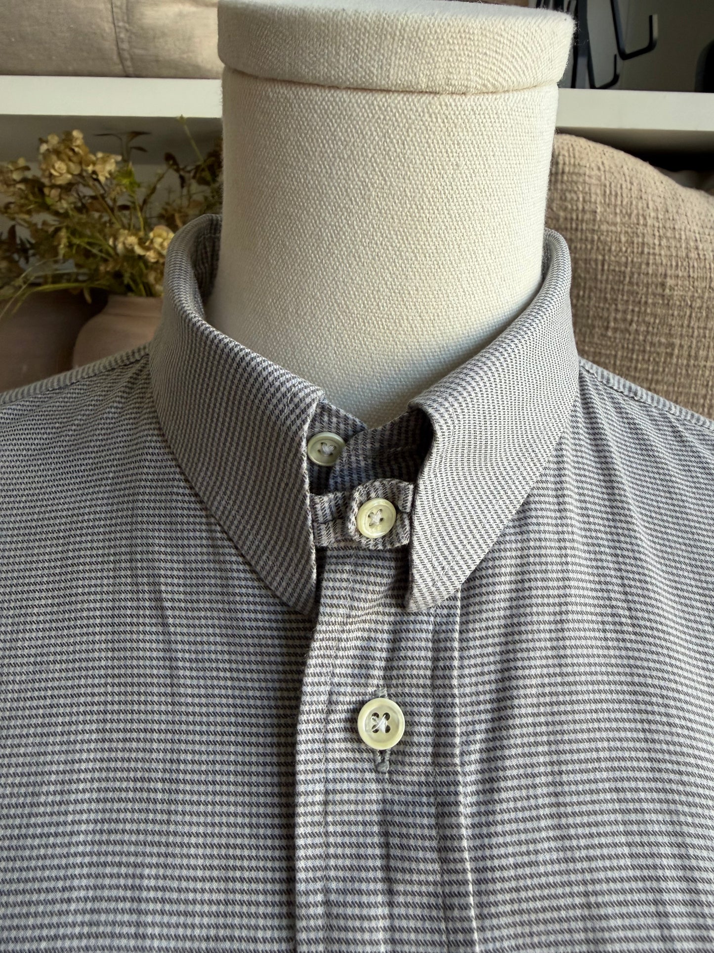 80s Burberrys cotton button down. Made in the USA