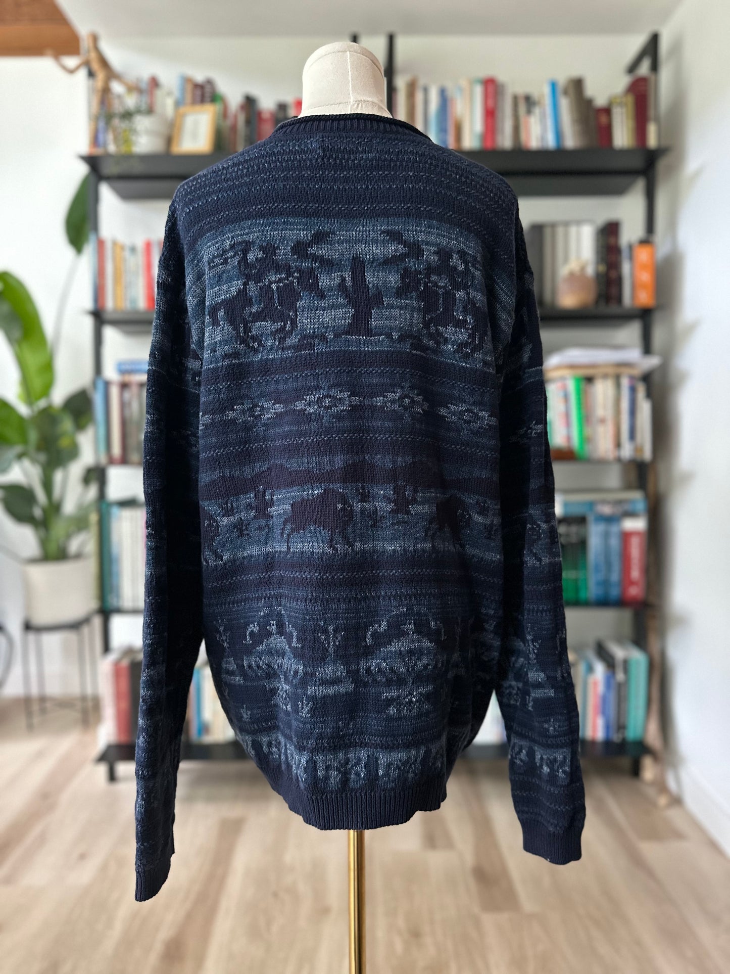 Polo Ralph Lauren cotton cowboy motif sweater