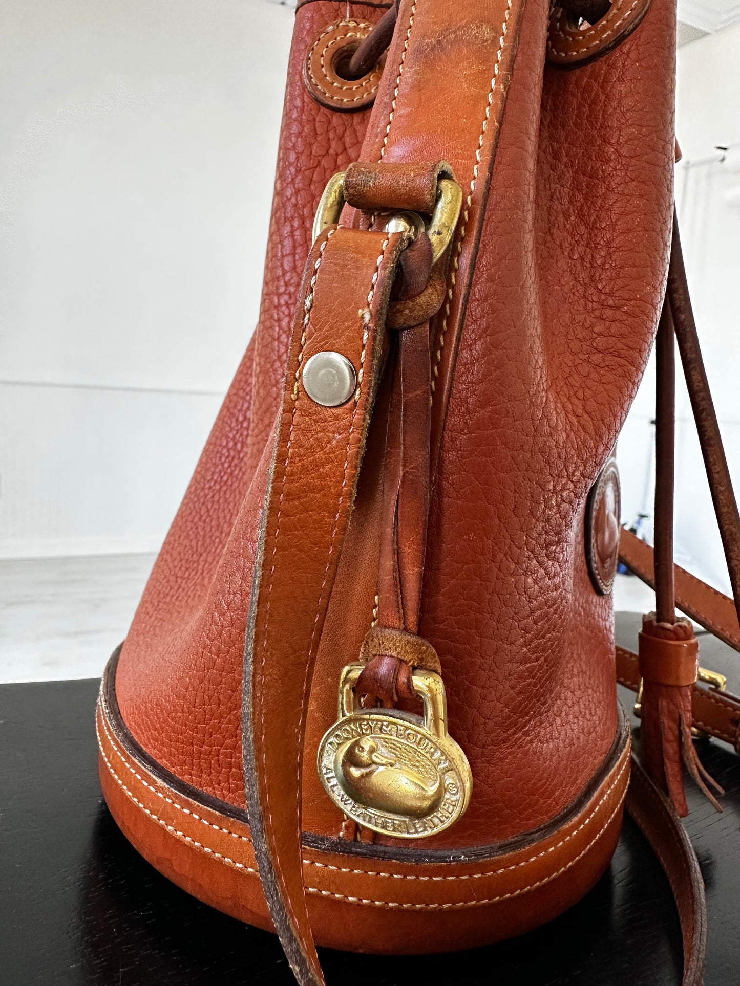 90s Dooney and Bourke mini bucket bag