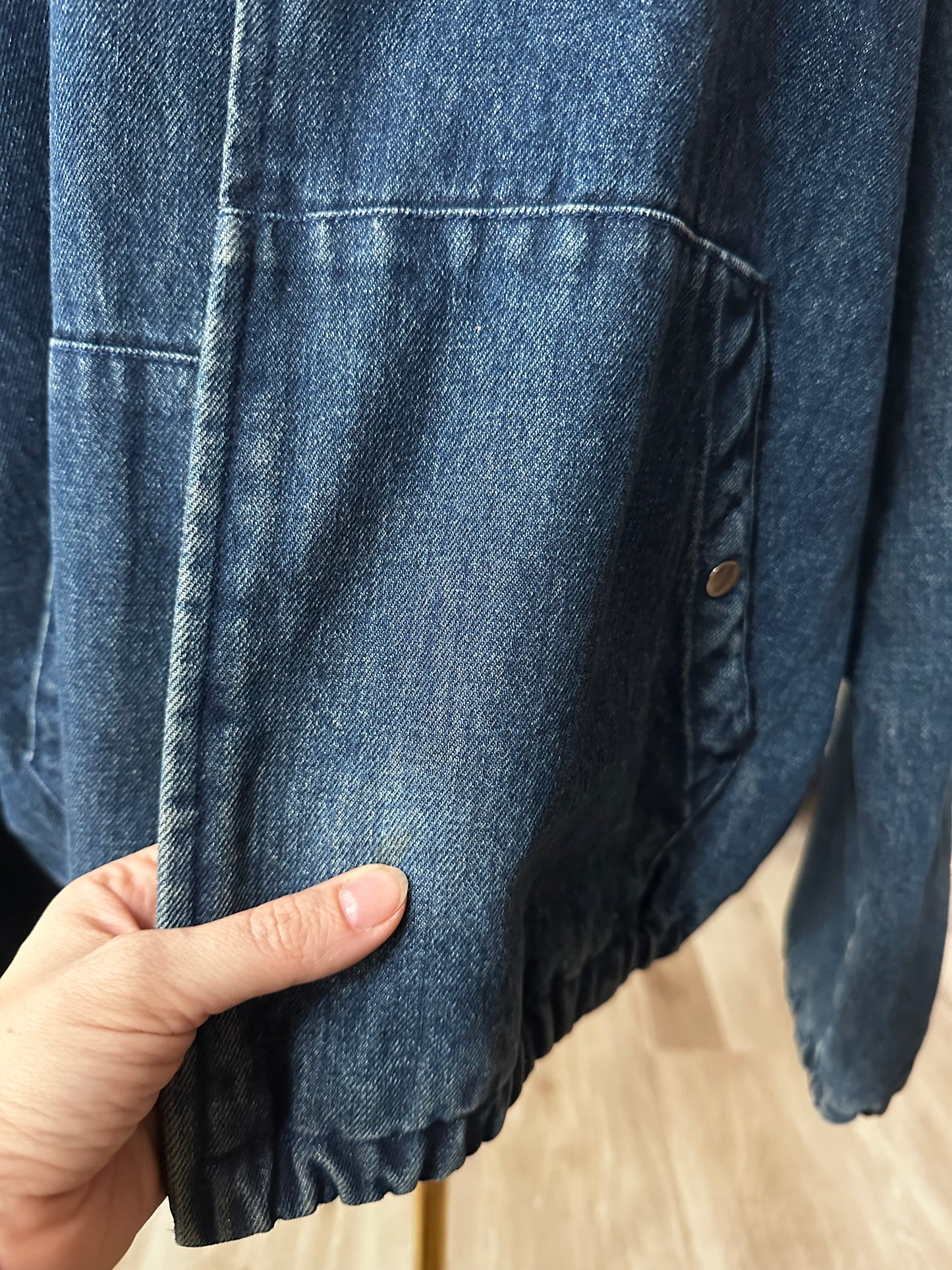 90s Polo Ralph Lauren lined denim bomber