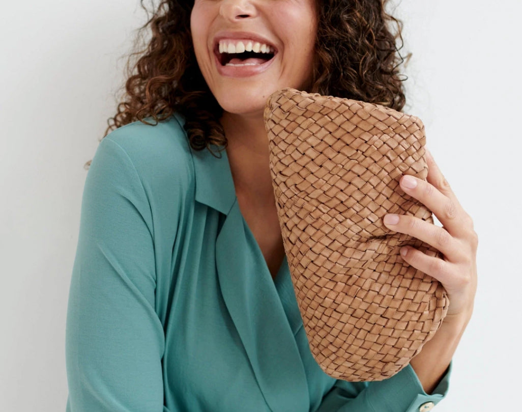 Latico Leather Noble crossbody in natural