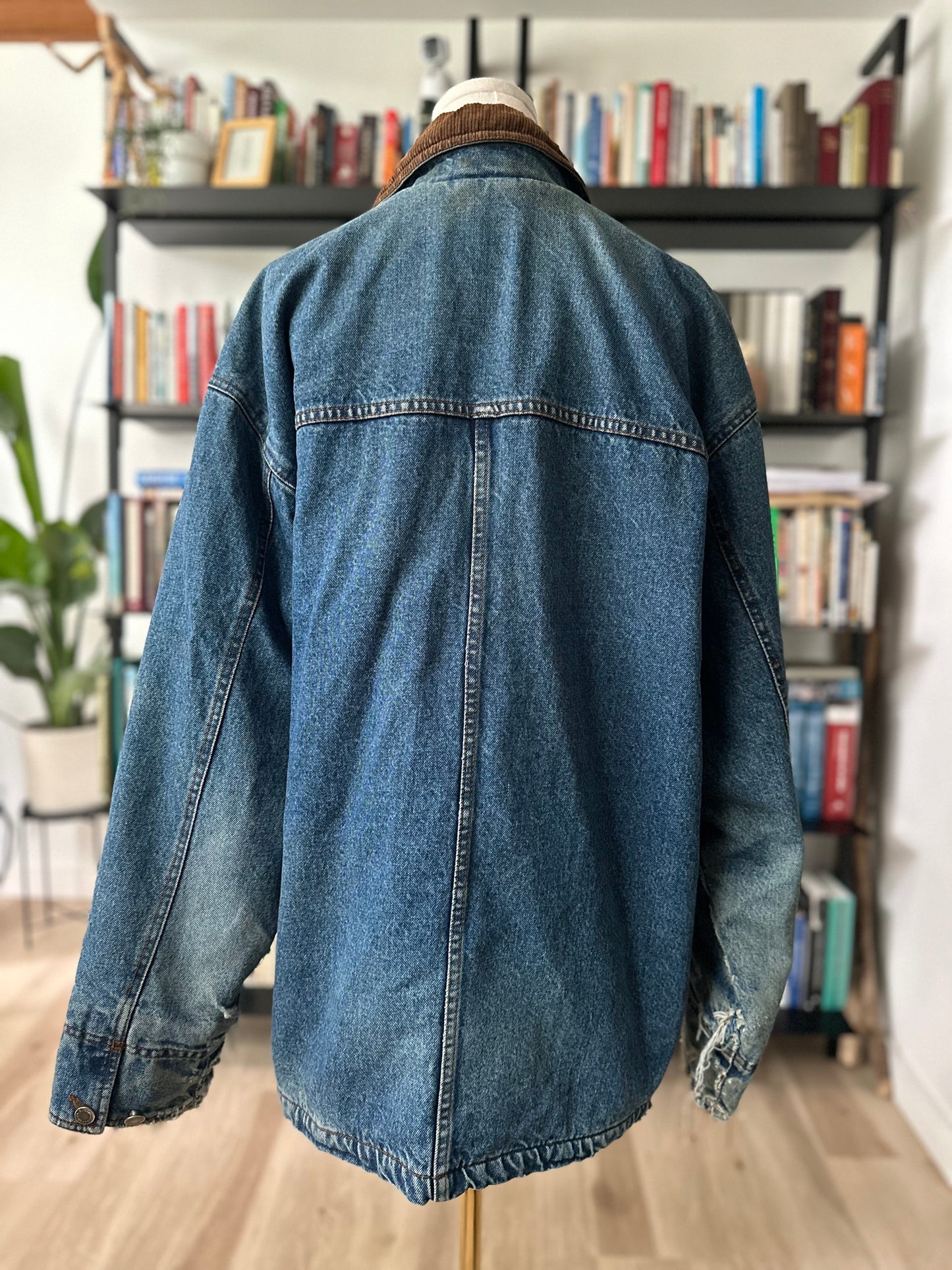 80s Wrangler denim barm coat