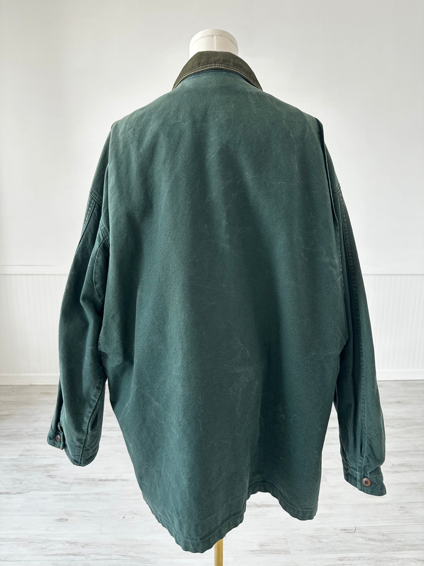90s LL Bean green barn coat