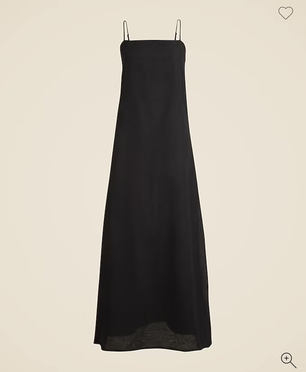 JCrew Linen cotton blend tie-back midi dress. NWT