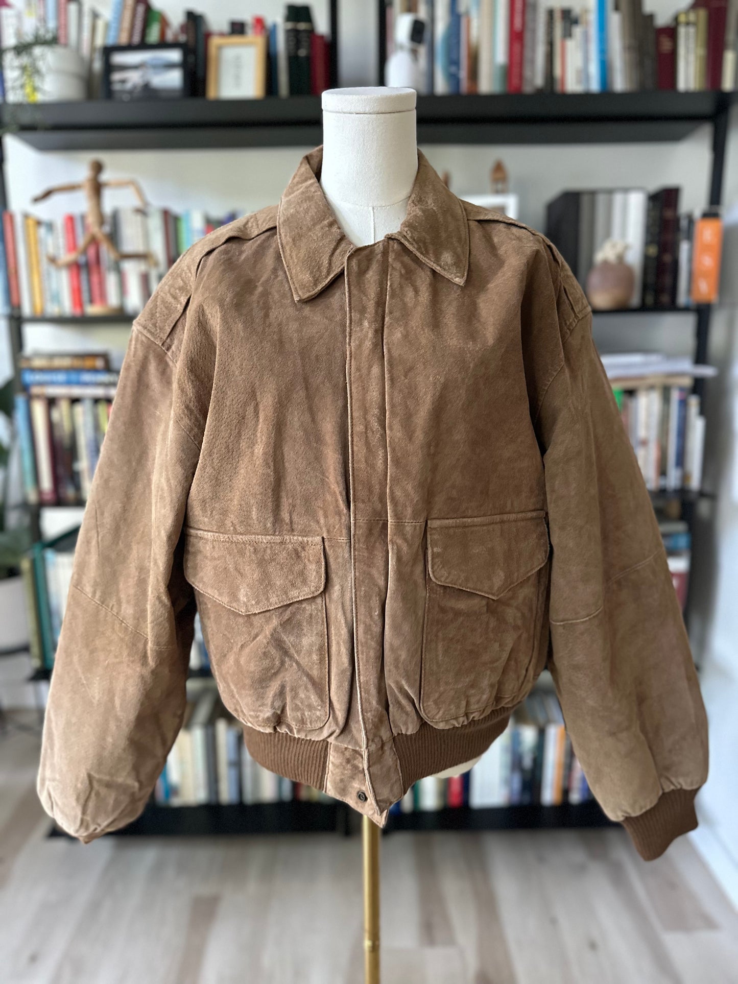 90s G111 suede bomber
