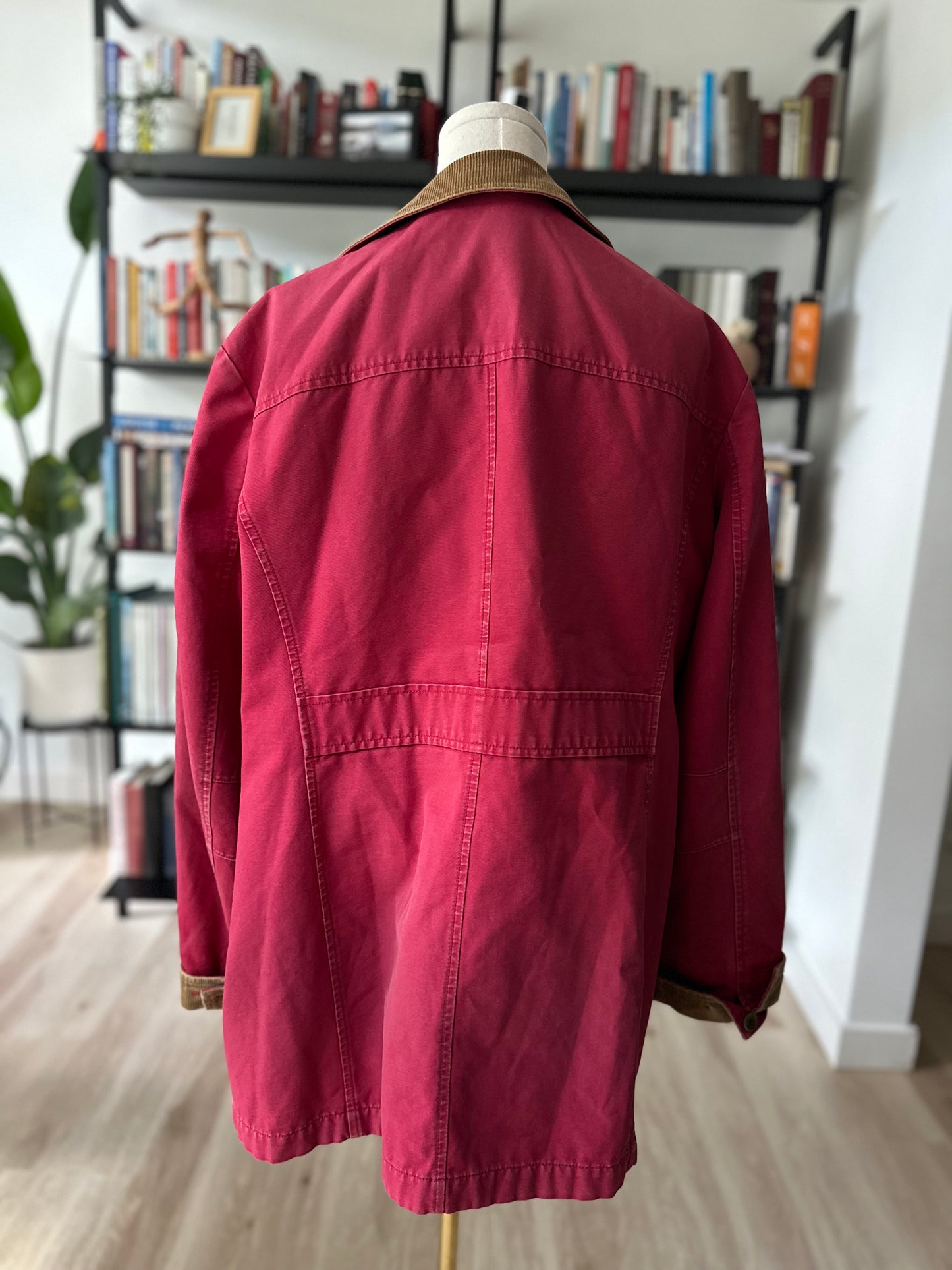 90s LL Bean faded red barn jacketed