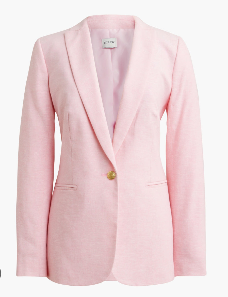 JCrew factory linen blazer. Size 12