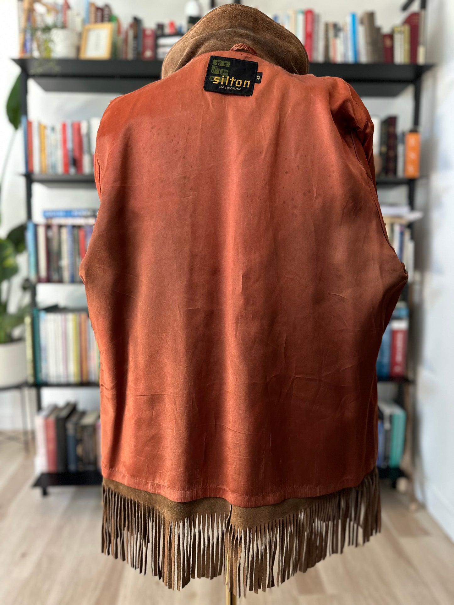 60s/70s Silton suede fringe jacket. Made in the USA