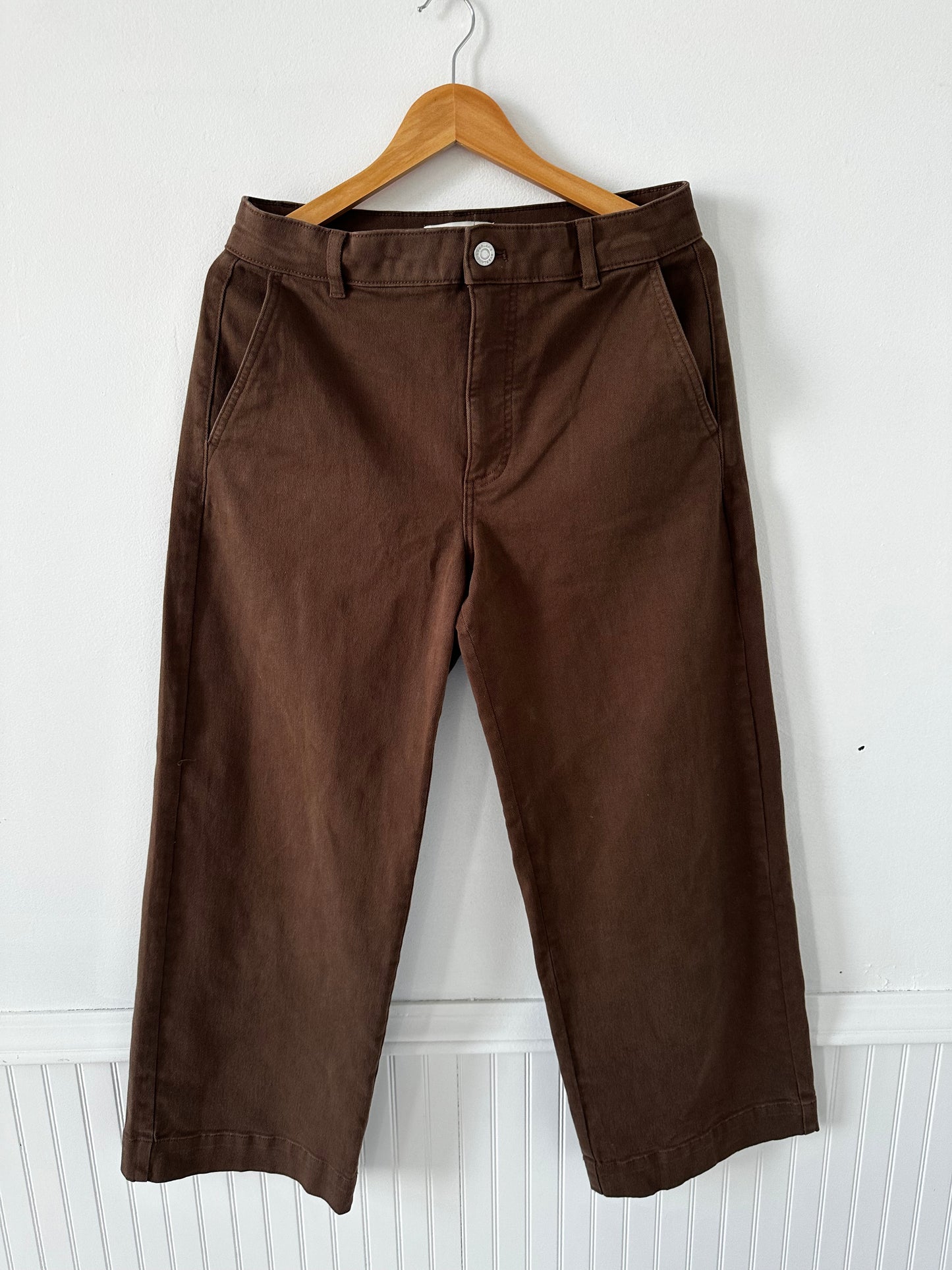 Everlane wide leg crop. Size 10R
