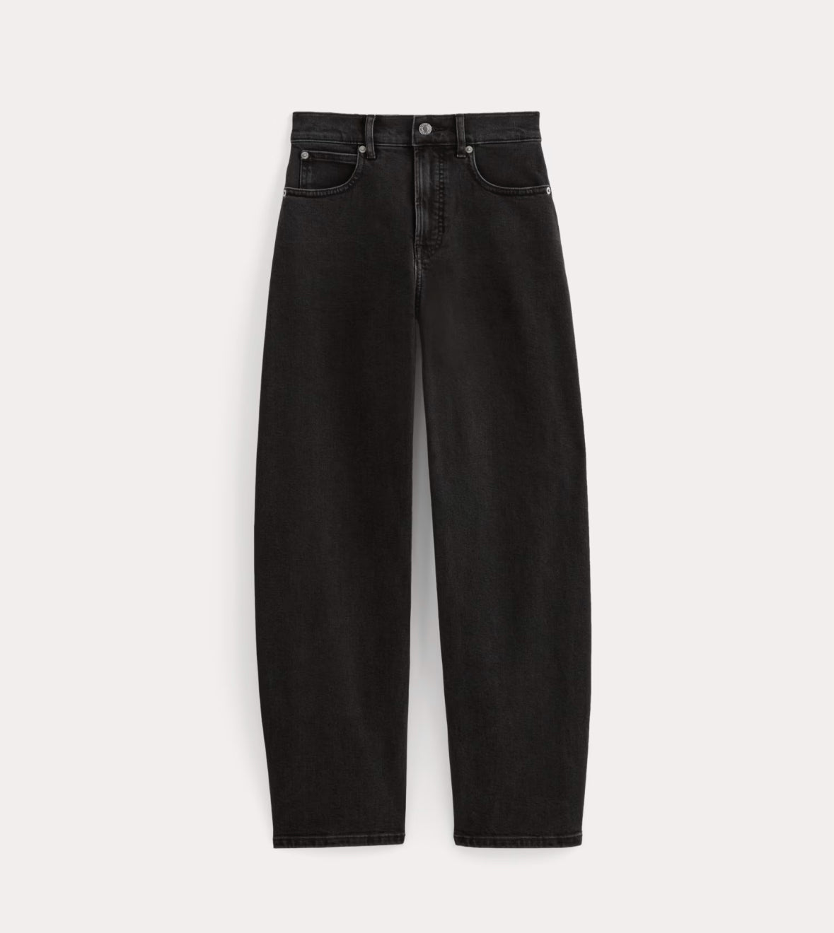 Everlane way high curve jean in washed black. Size 29T