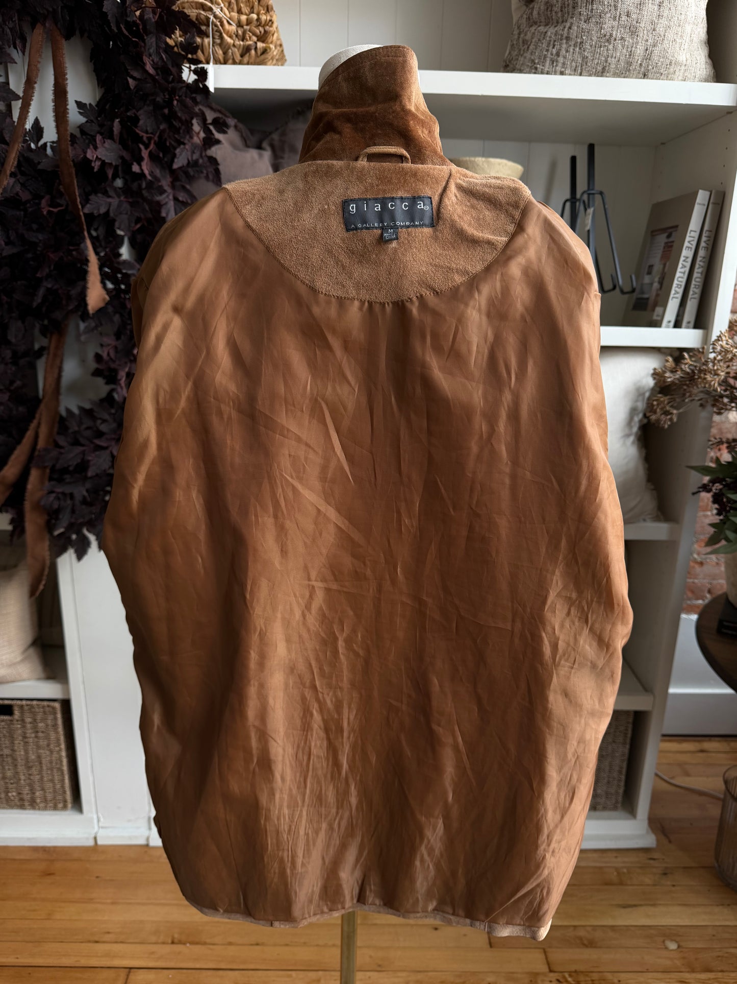 00s Giacca suede chore coat. Fits XS-M