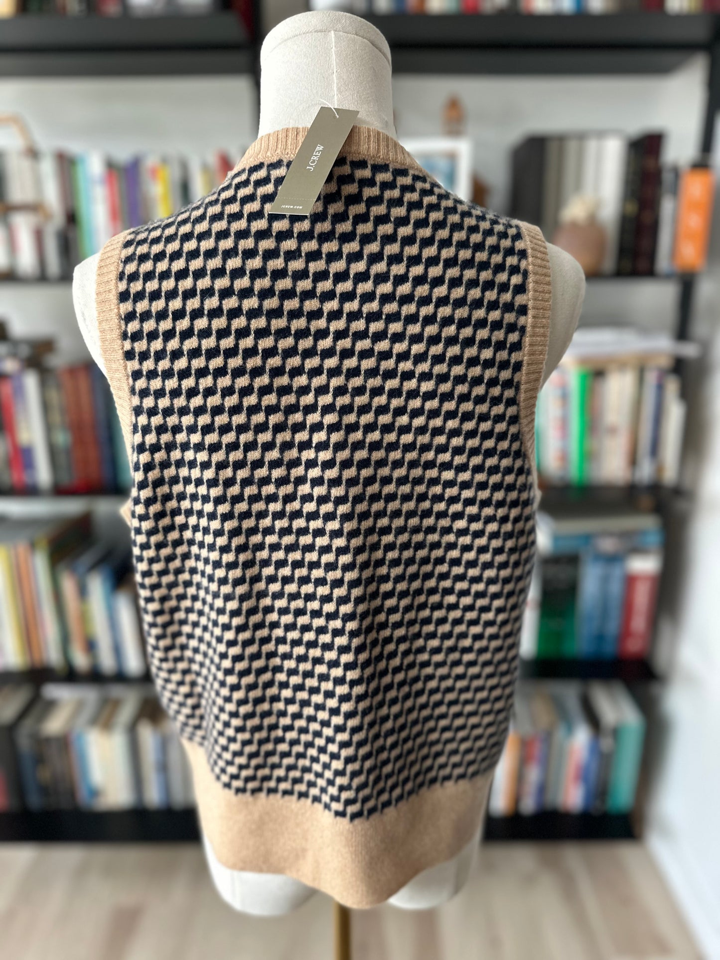 J.Crew cashmere vest. Size medium. NWT