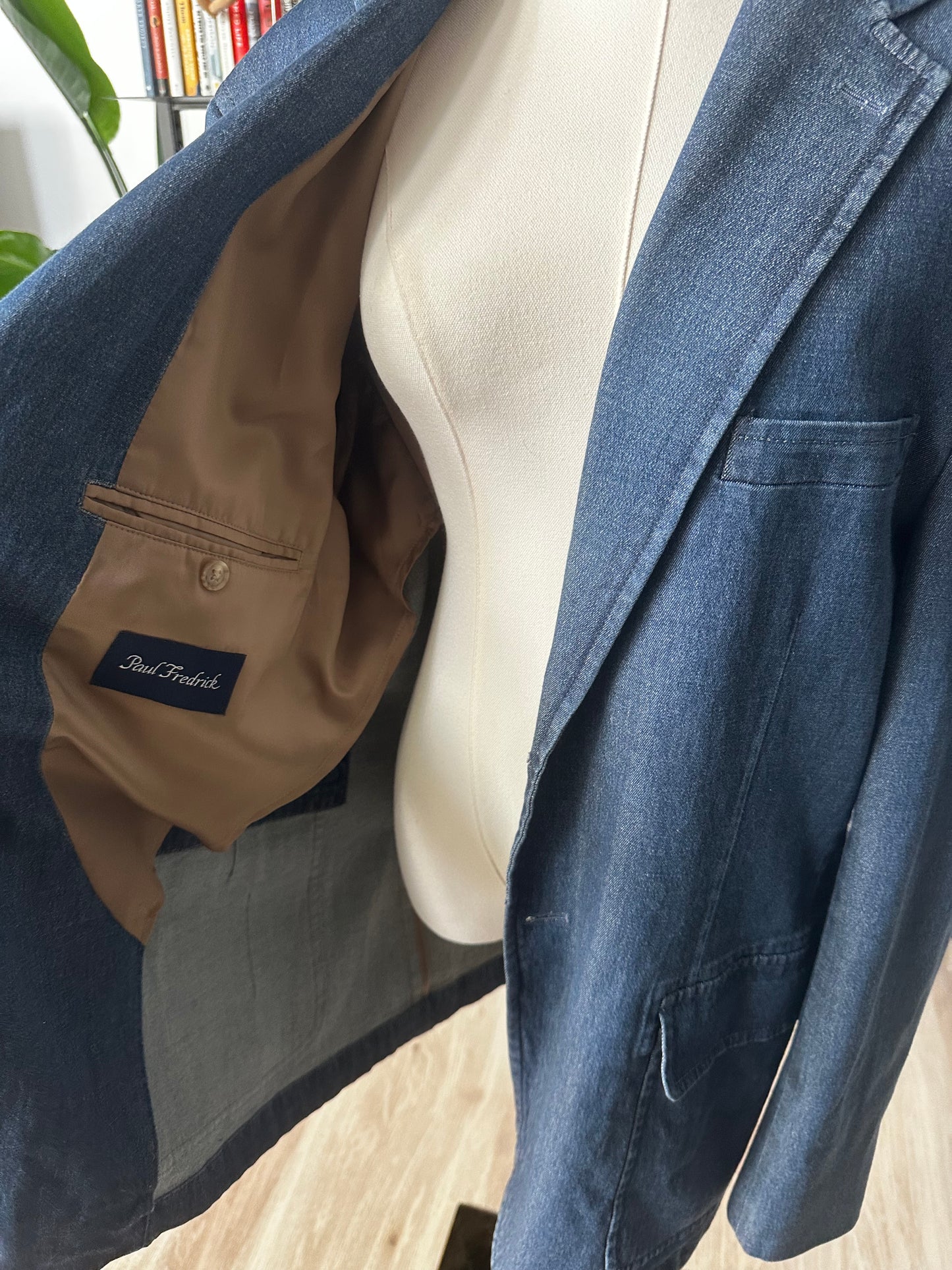 90s Paul Fredrick denim blazer