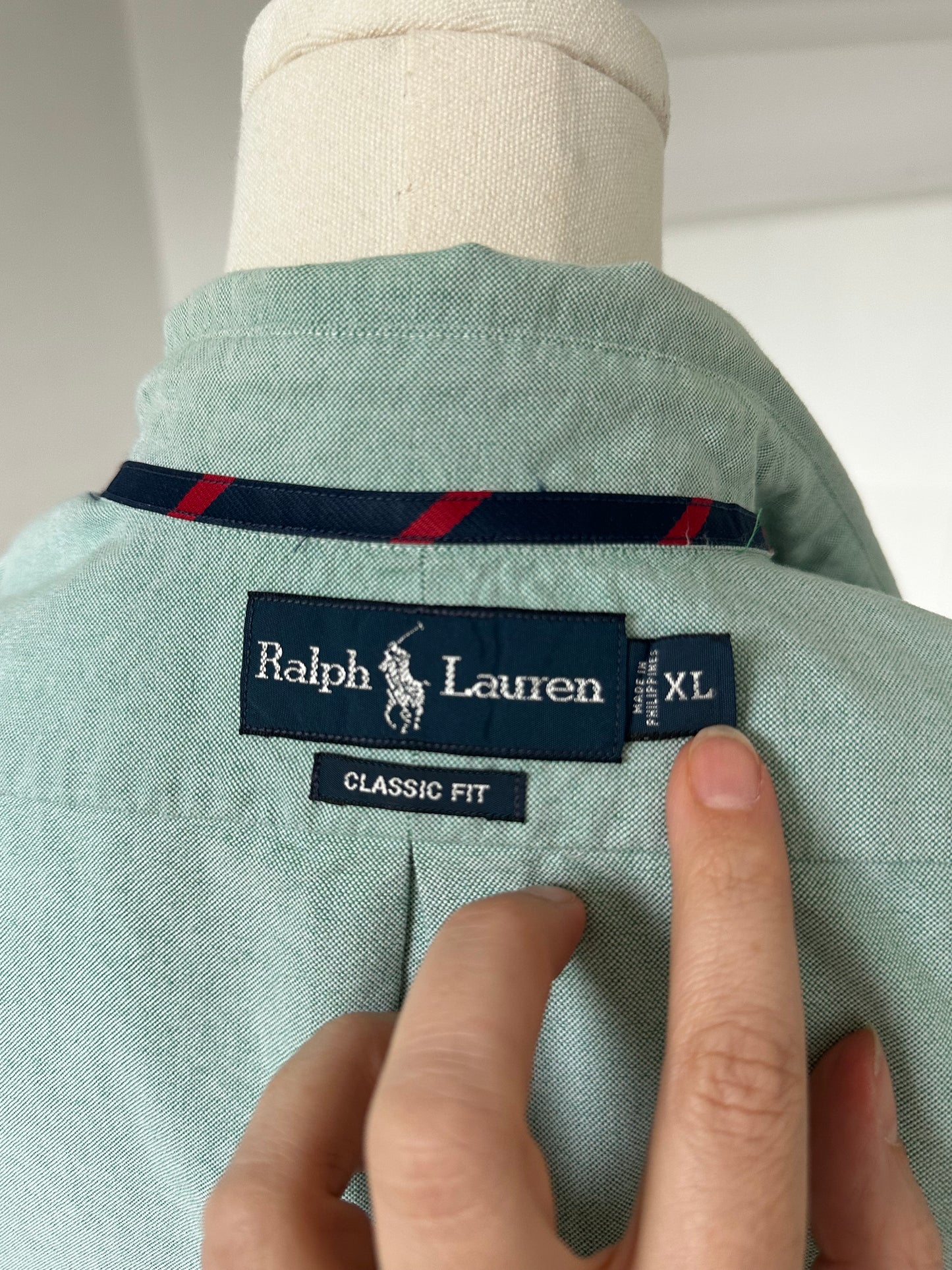 90s Ralph Lauren green Oxford