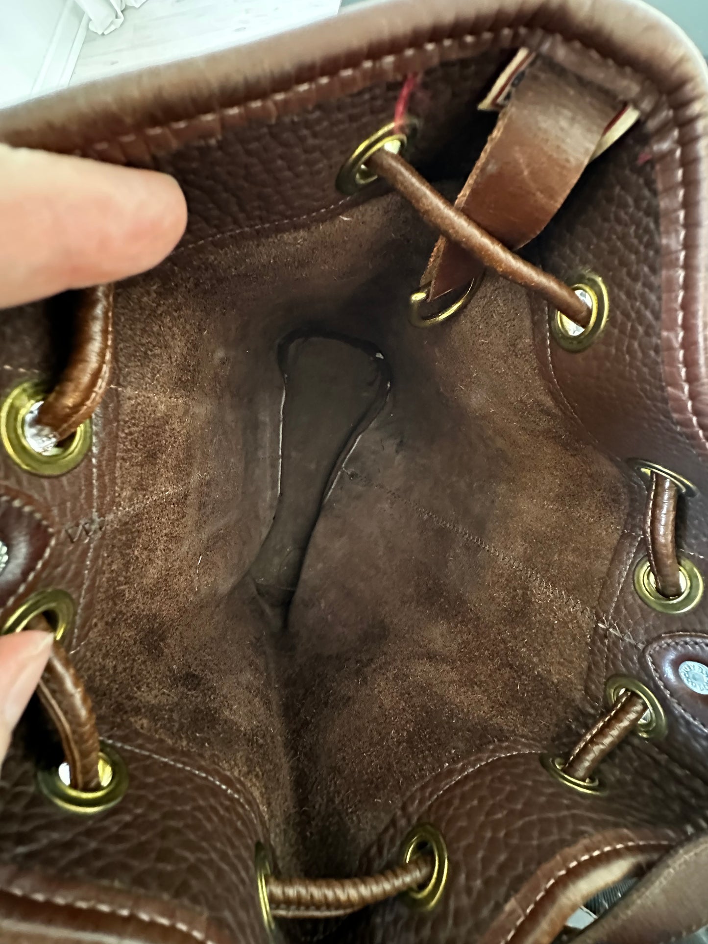 90s Dooney and Bourke sling bucket bag