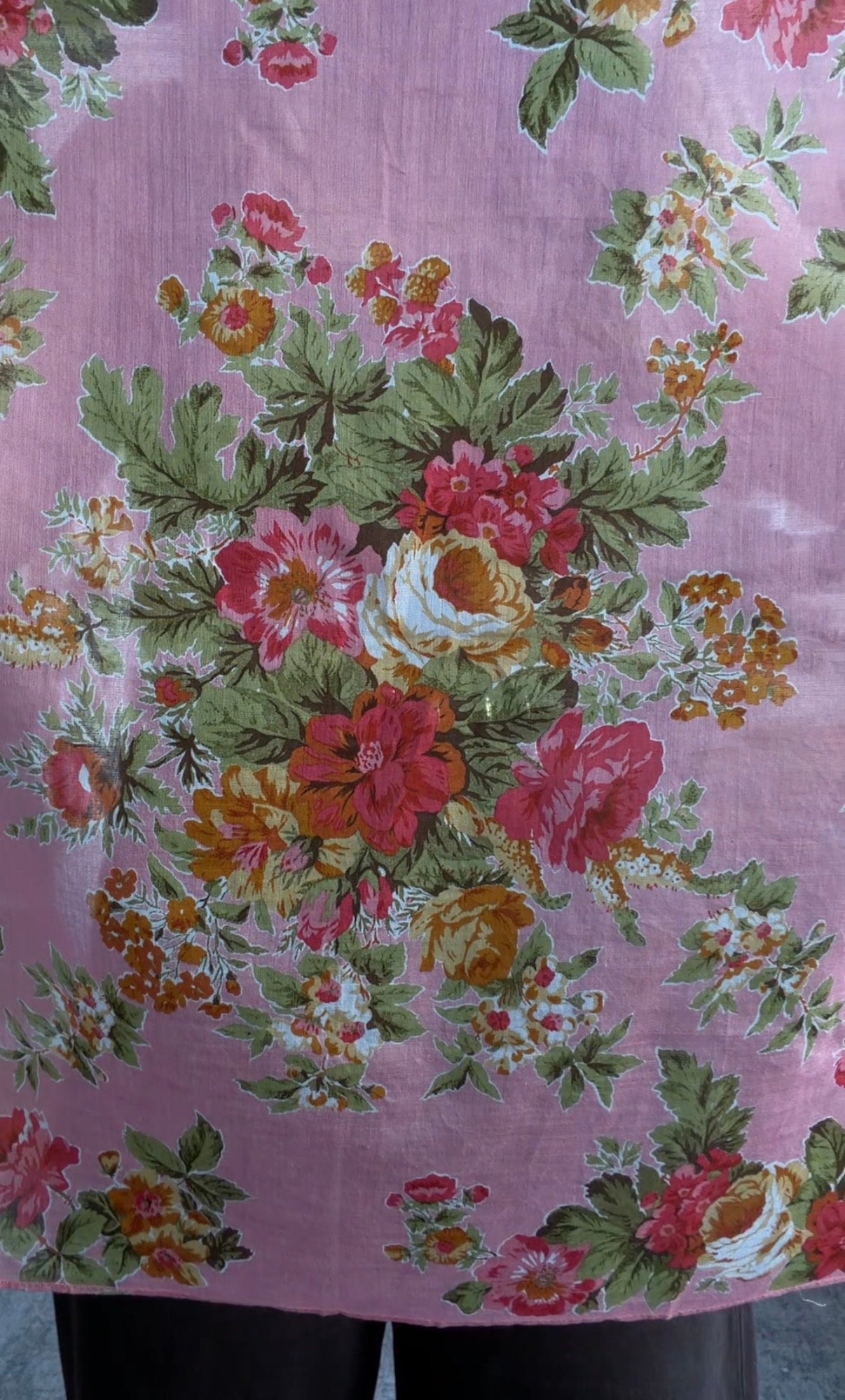 #9 Vintage Kenzo floral cotton scarf