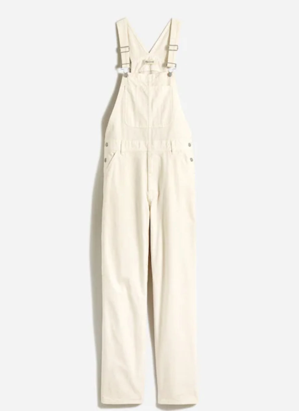 Madewell garment-dyed canvas overalls