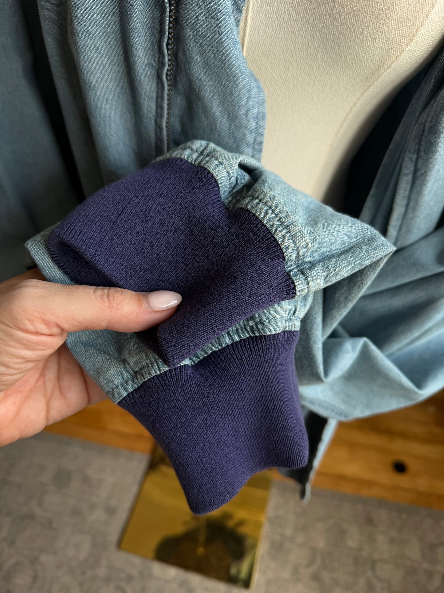 90s Ralph Lauren light weight denim bomber