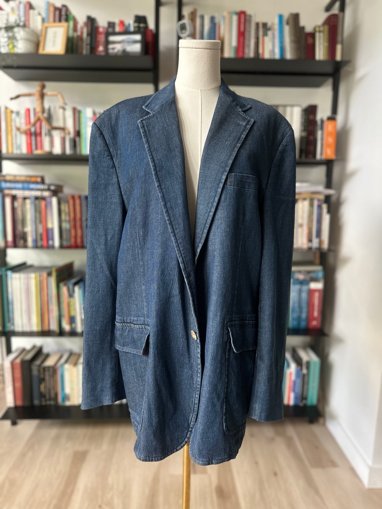 90s Paul Fredrick denim blazer