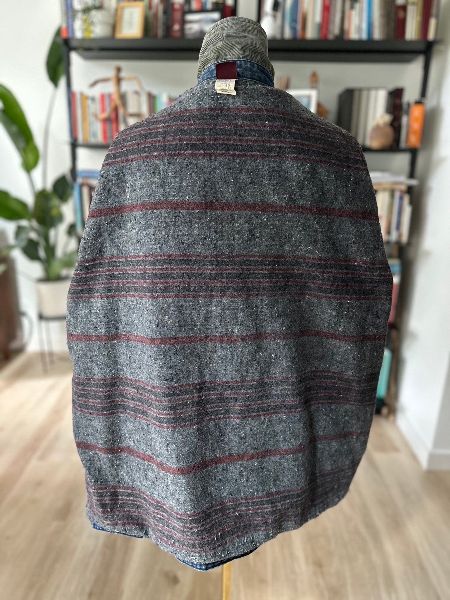 80s Big Ben denim blanket lined chore coat. Made in the USA