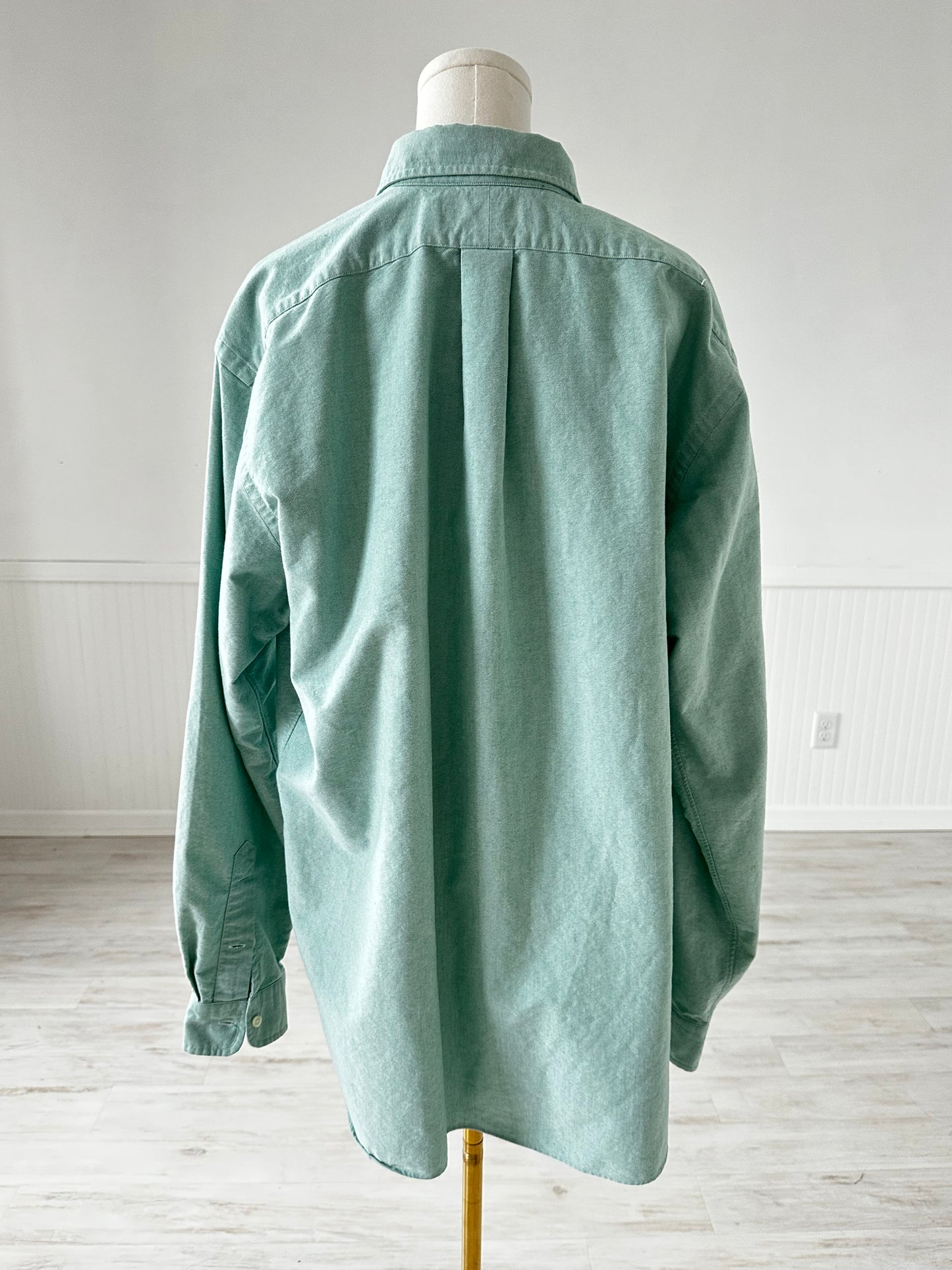 90s Ralph Lauren green Oxford