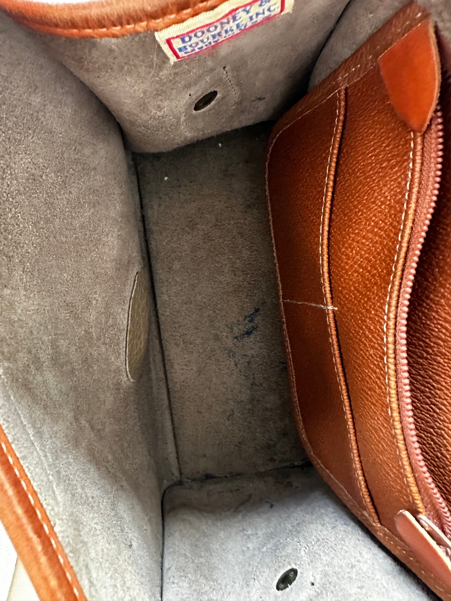 90s Dooney and Bourke Essex bag with matching coin pouch