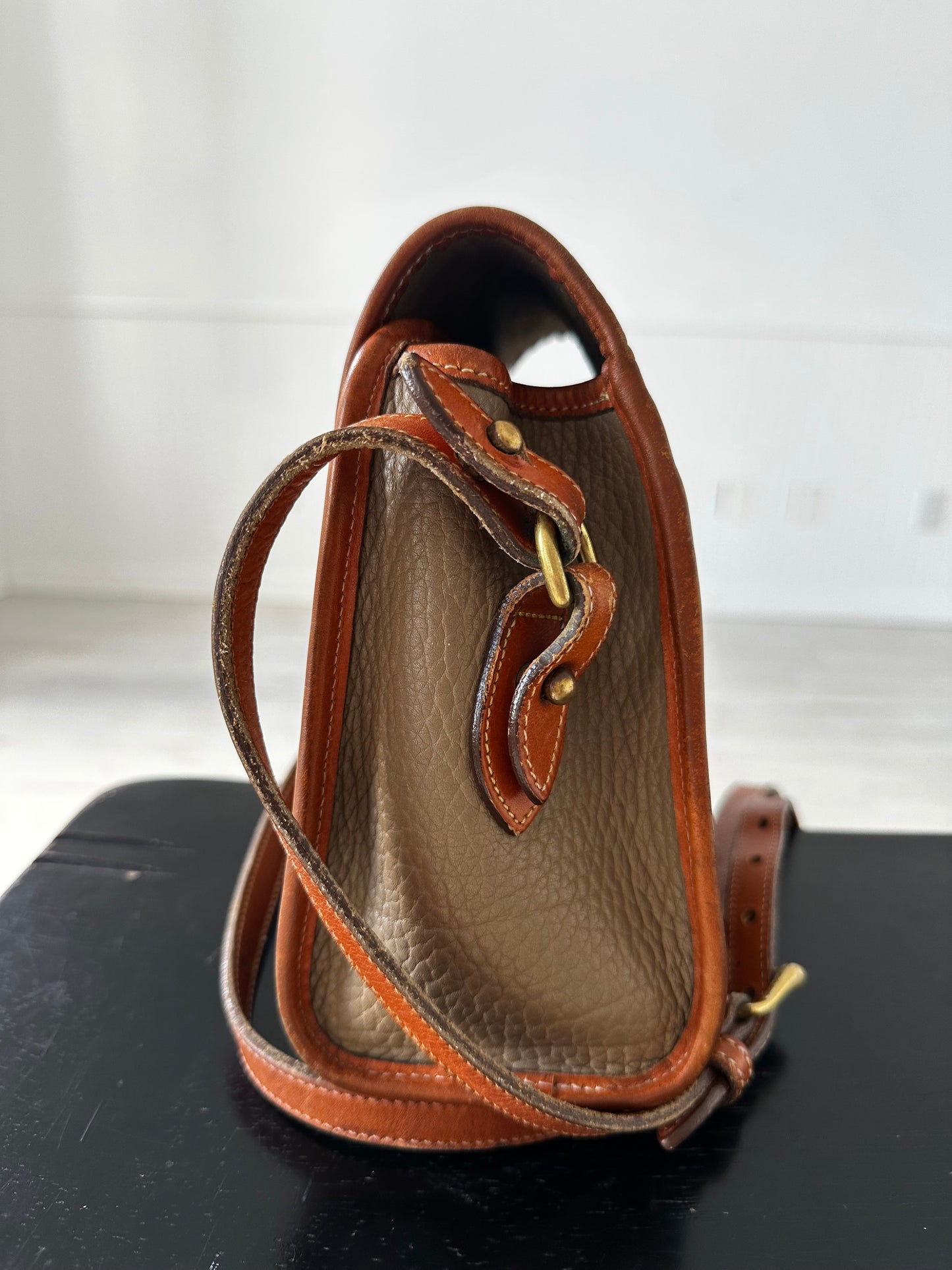90s Dooney and Bourke Essex bag with matching coin pouch
