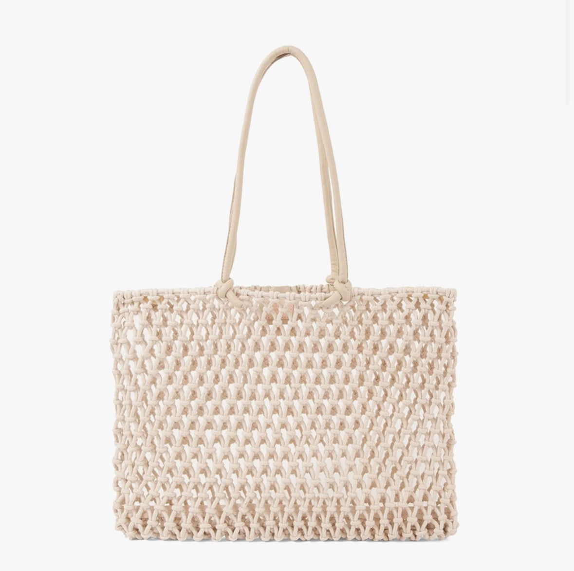 Clare V Sandy tote in natural