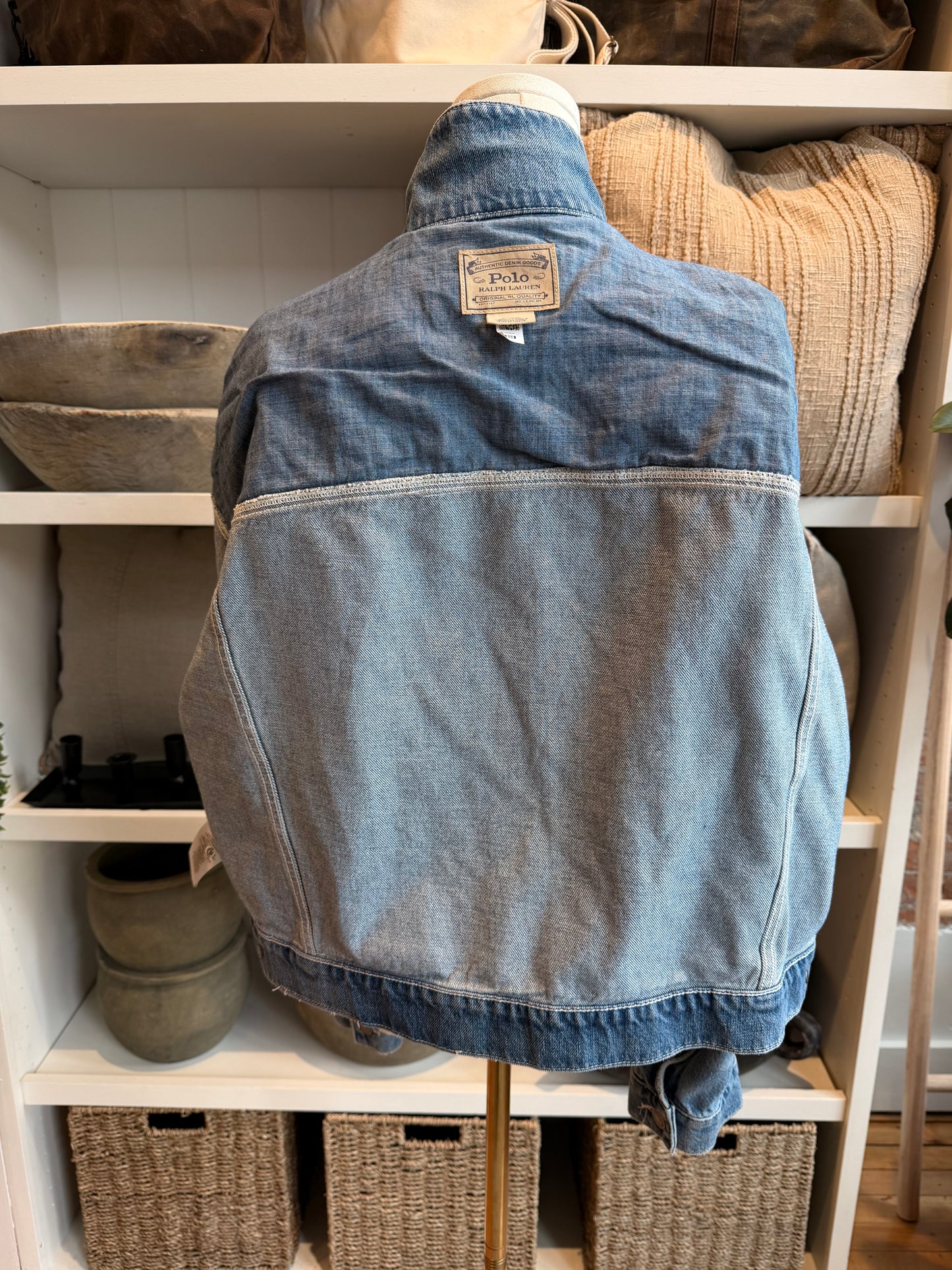 Polo Ralph Lauren denim jacket with quilting