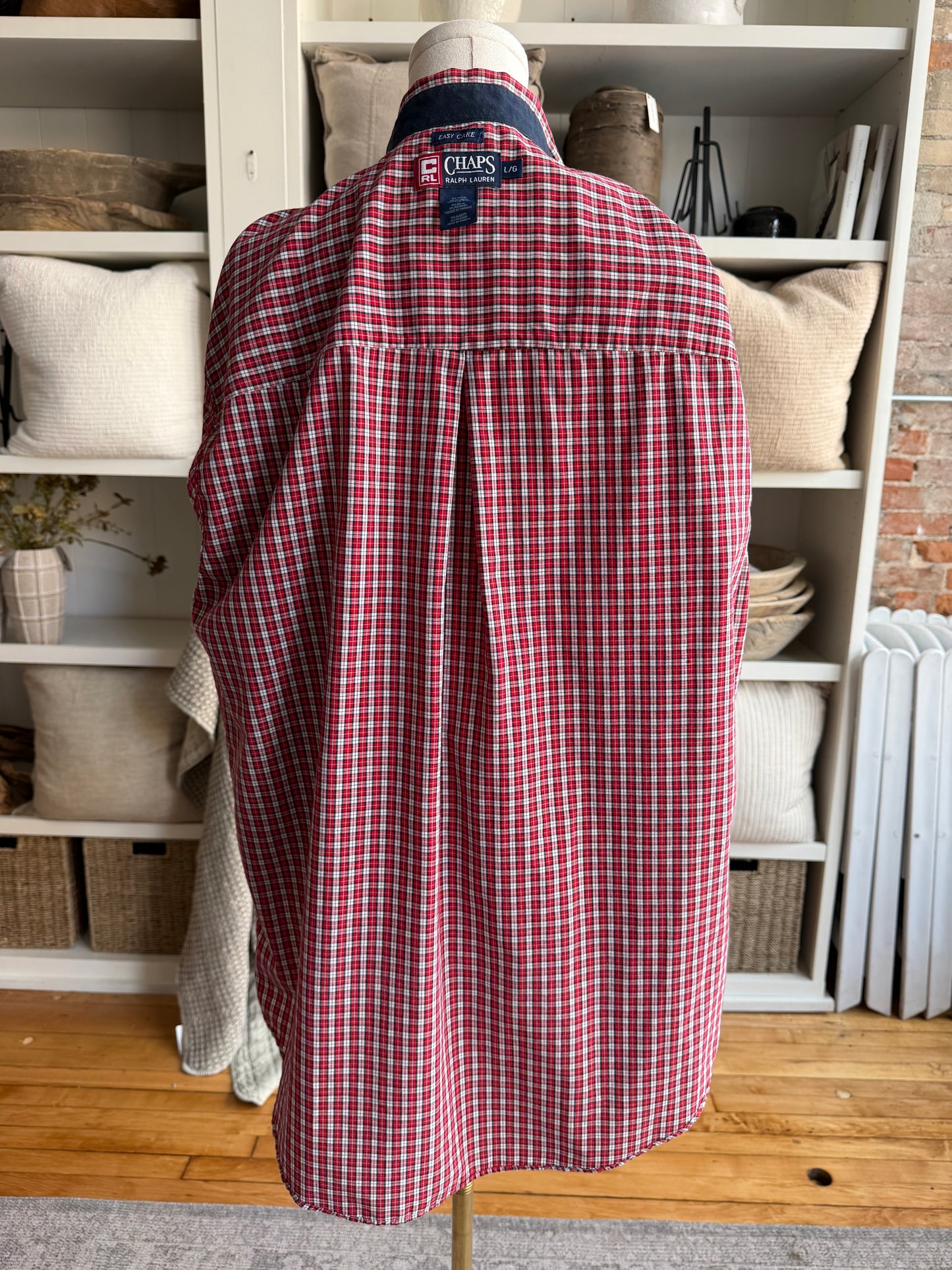 90s Chaos Ralph Lauren plaid button down