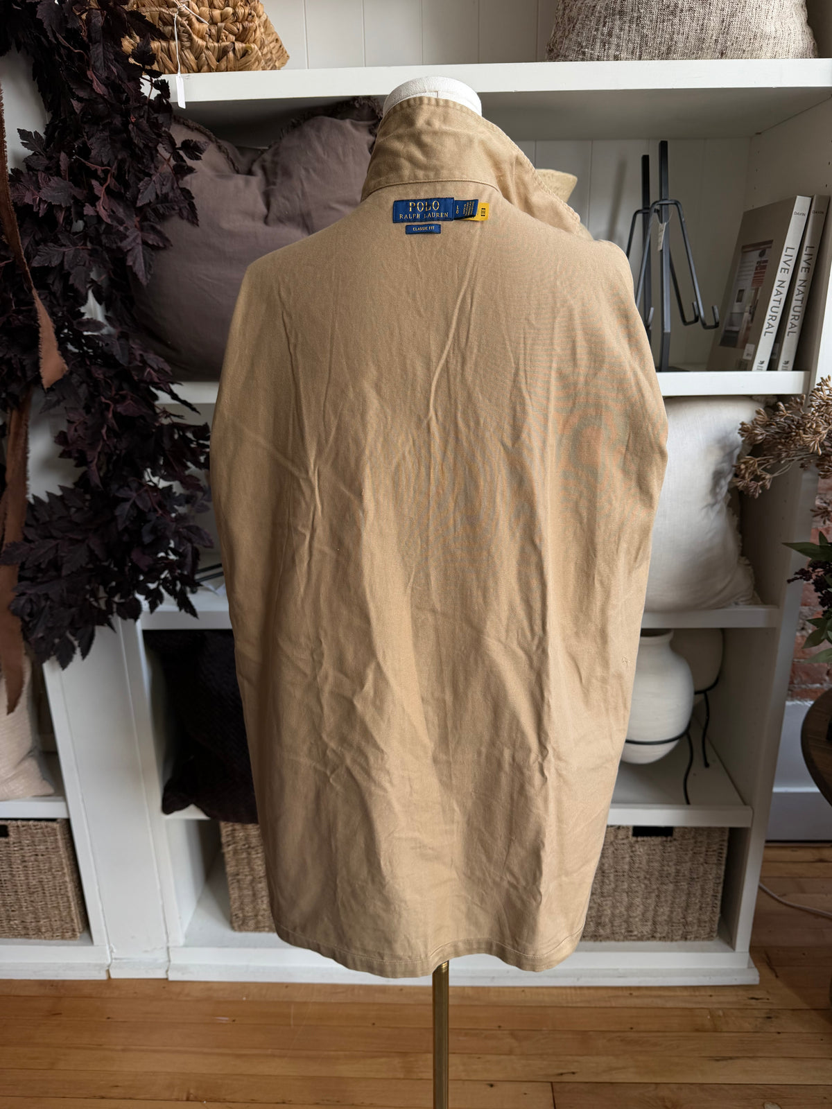 Polo Ralph Lauren light weight khaki barn coat. New with tags. Fits M-XL