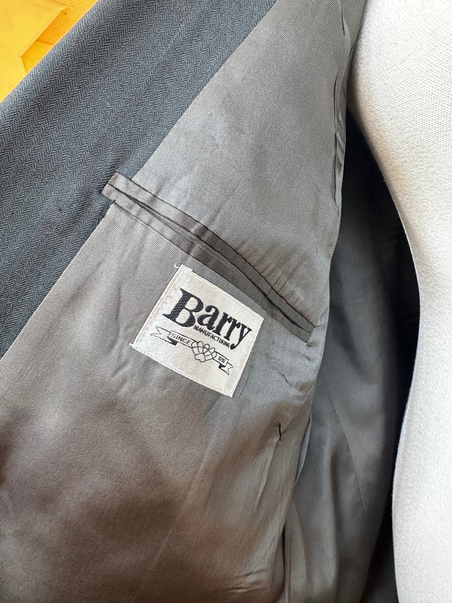 80s/90s Barry wool double breasted blazer