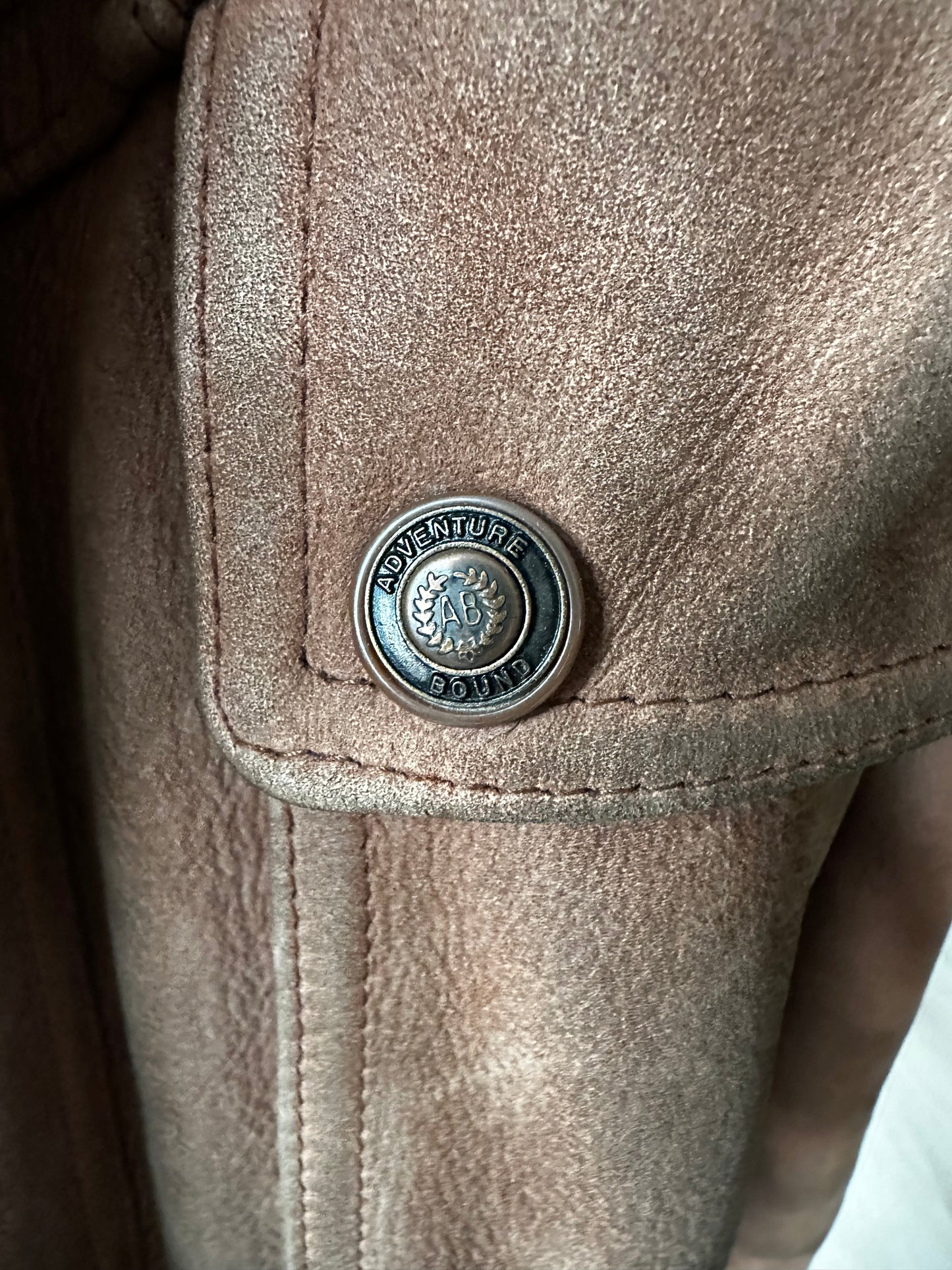 90s Adventure Bound by Wilson’s leather bomber jacket with removable lining. Made in Korea