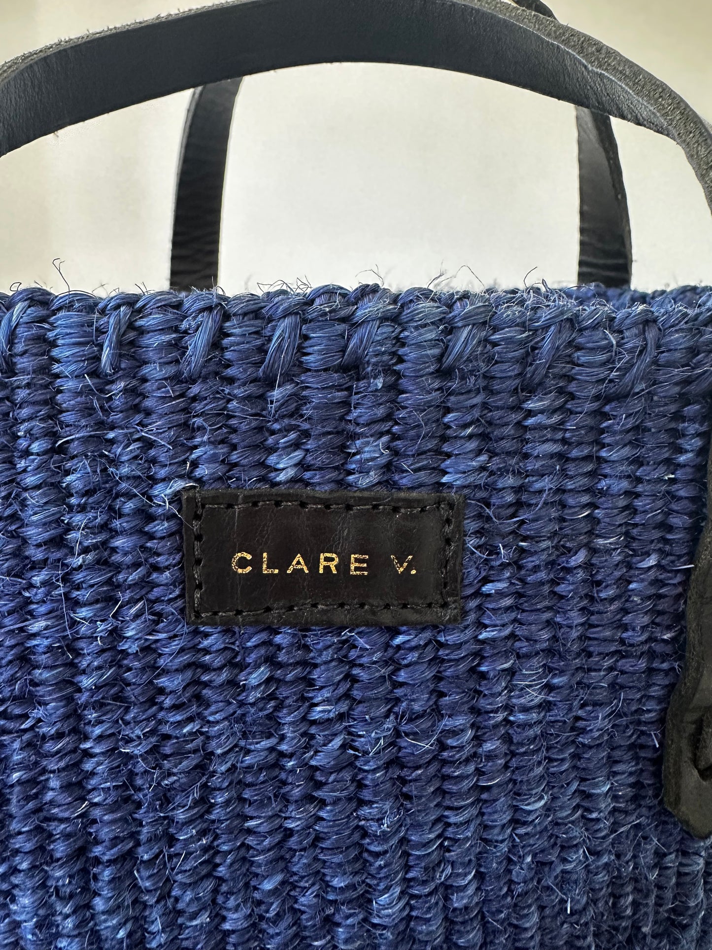 Clare V petite Kenya bag in cobalt