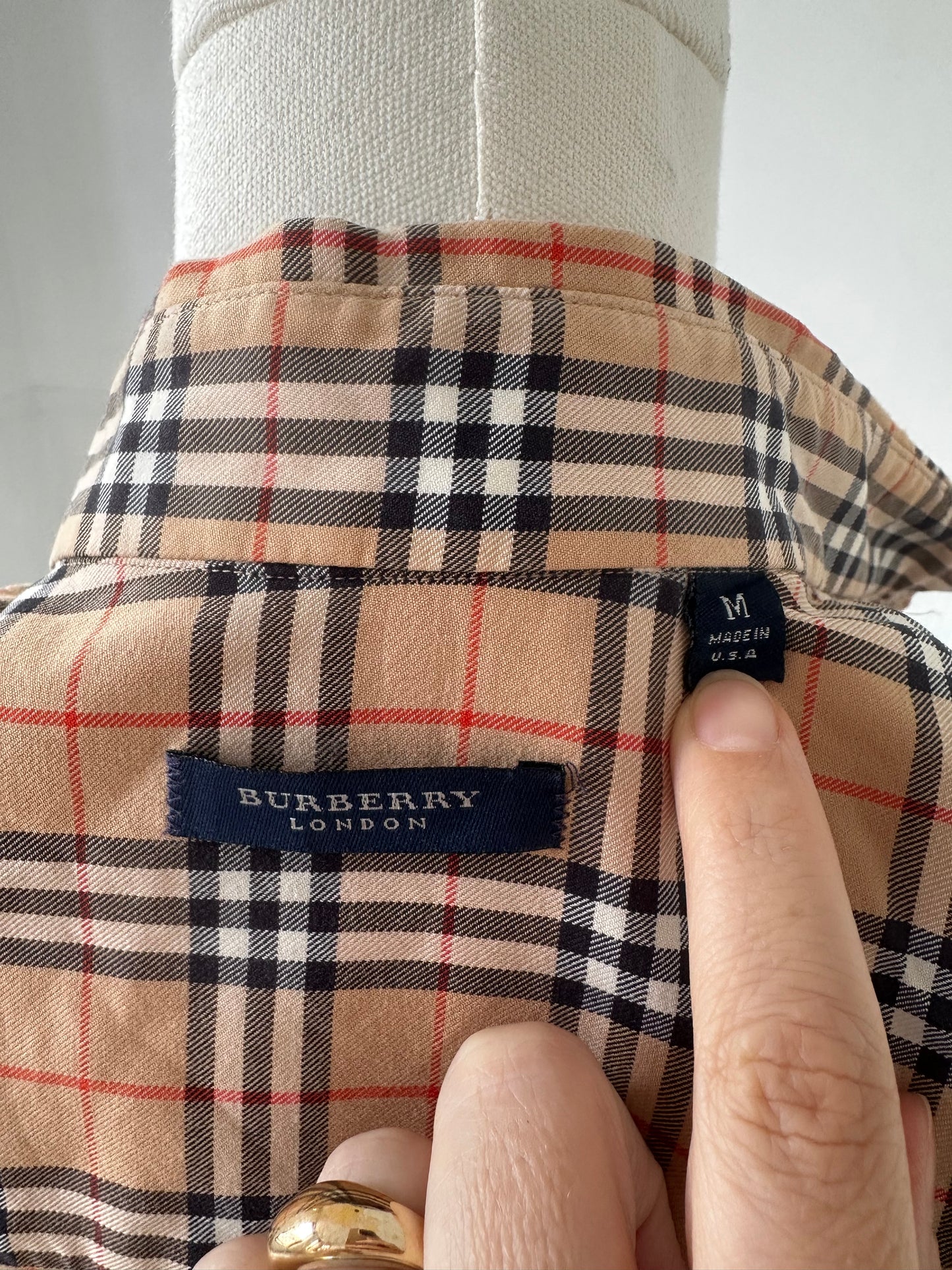 90s/00s Burberry button down. Made in the USA