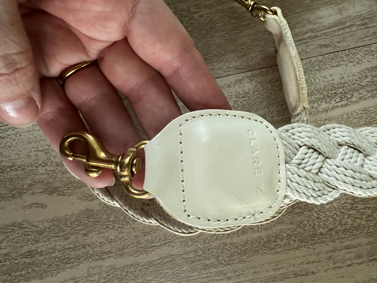 ClareV Braided Rope Strap