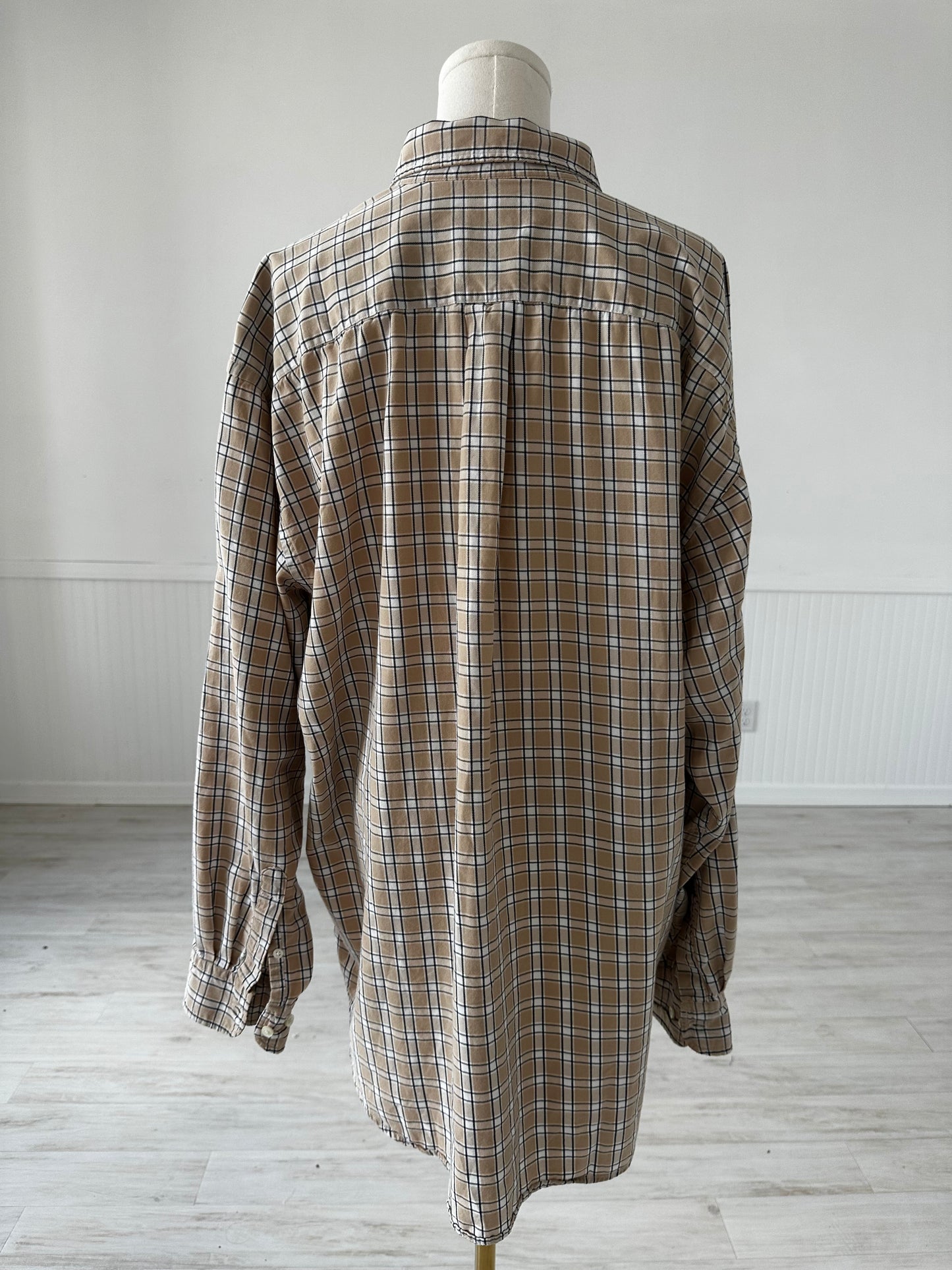 90s Gap plaid button down