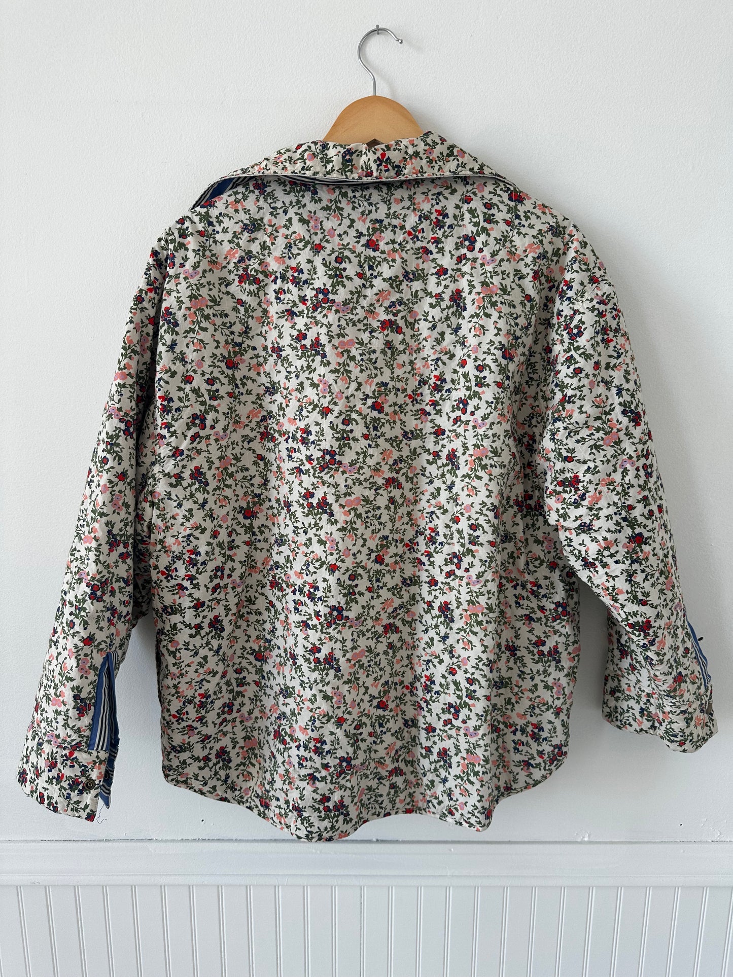 Clare V reversible cotton puffer jacket M/L