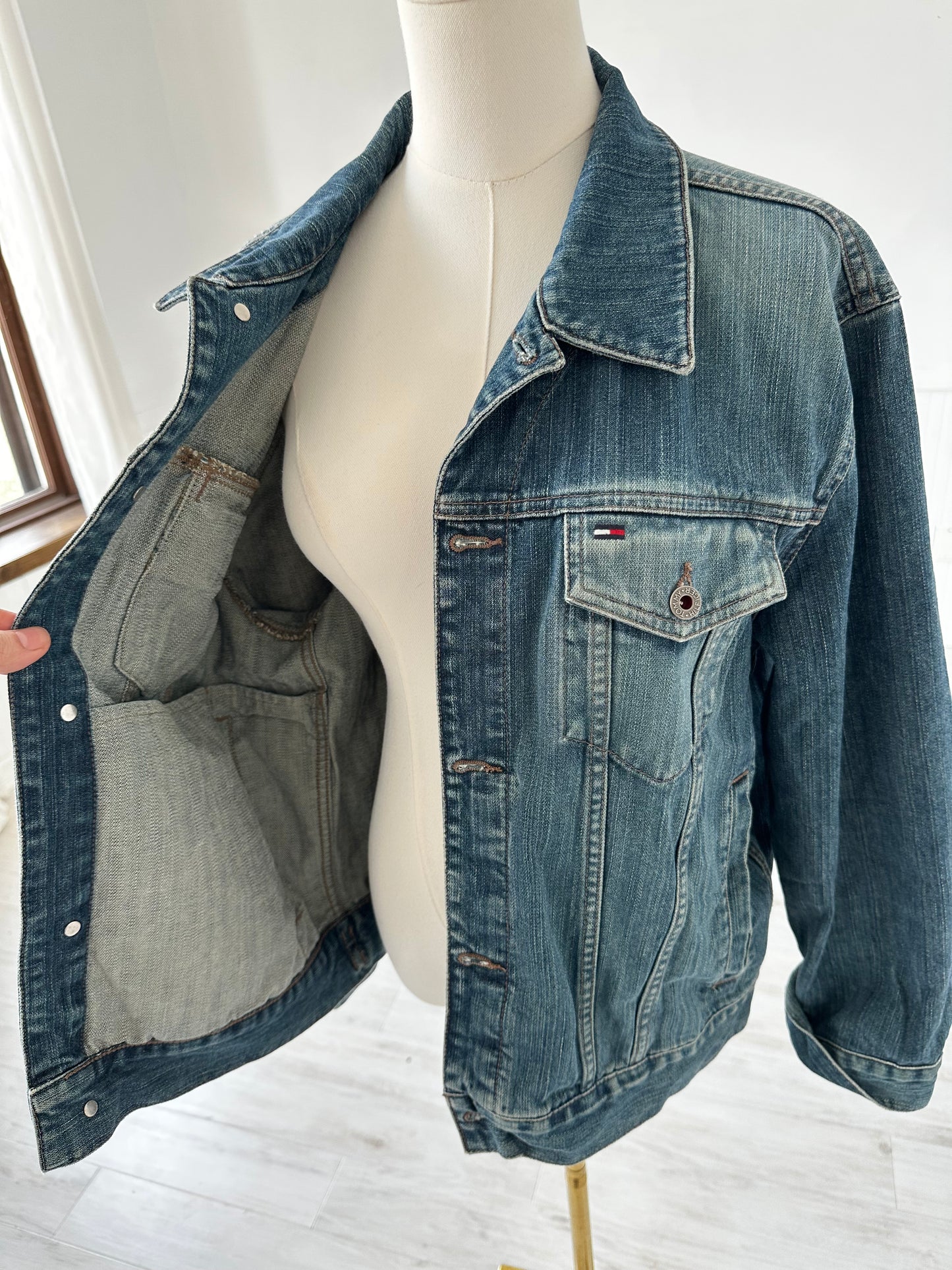 90s Tommy John denim jacket