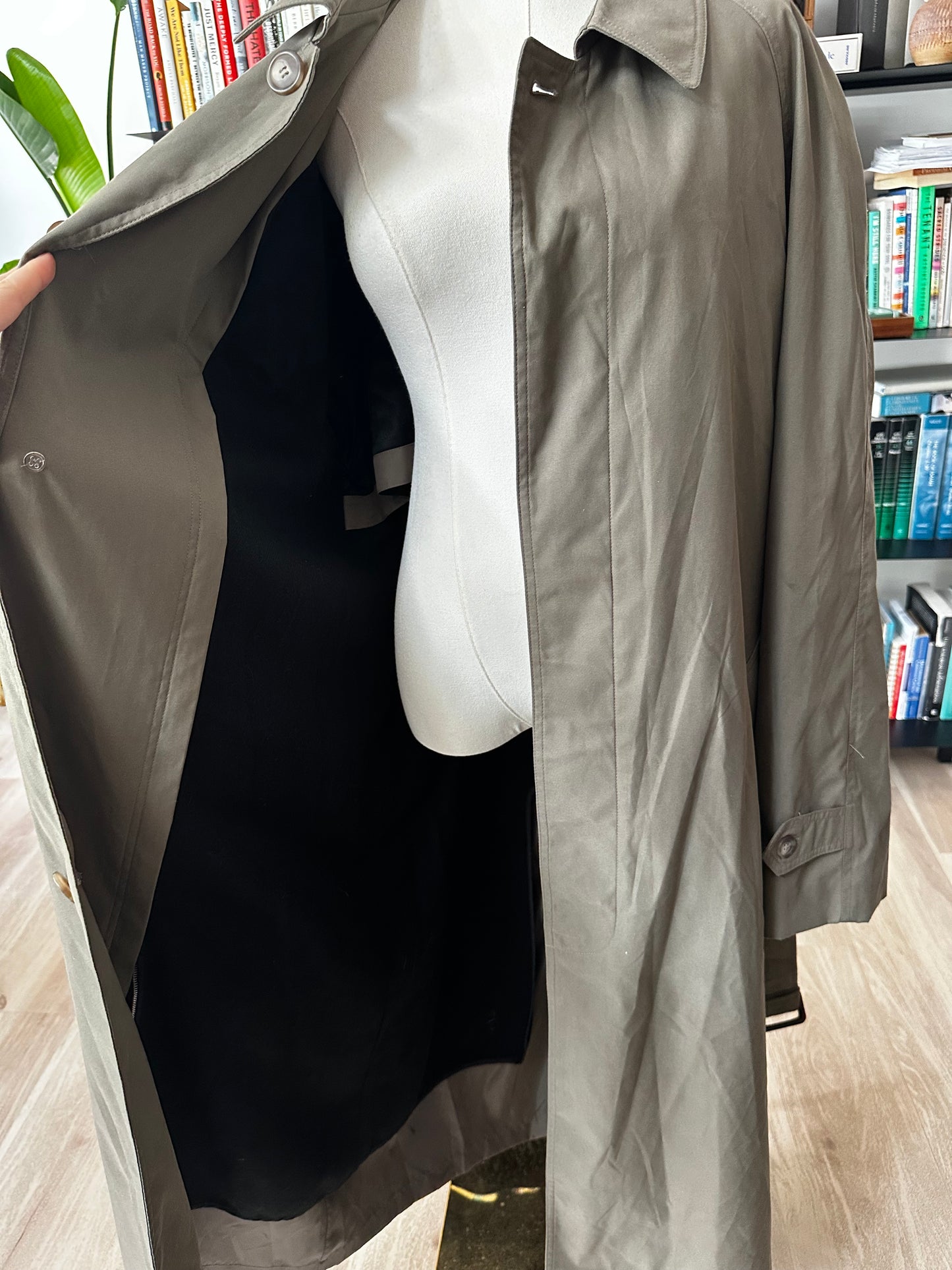 90s Lauren by Ralph Lauren trench coat with removable lining
