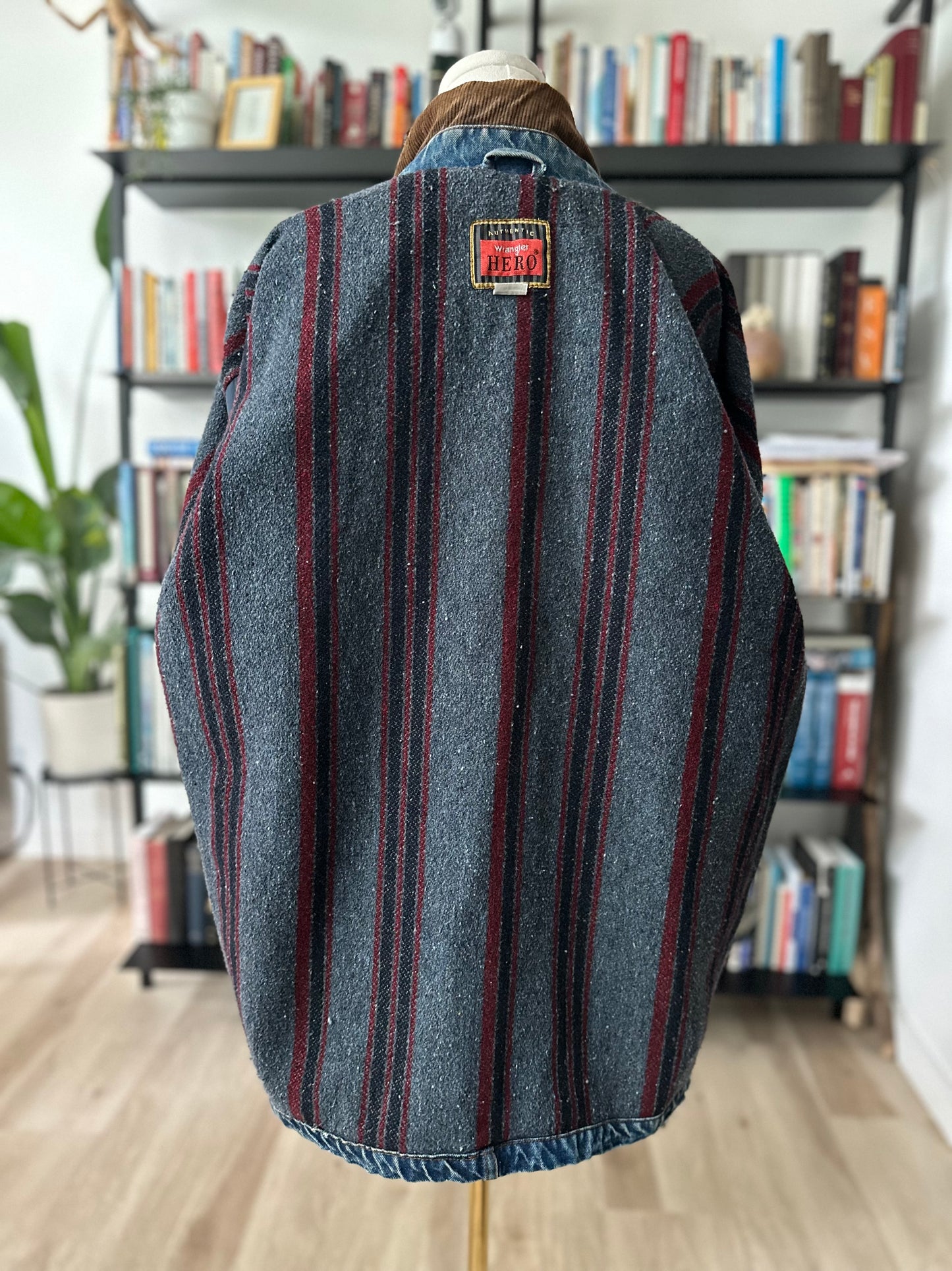 80s Wrangler denim barm coat