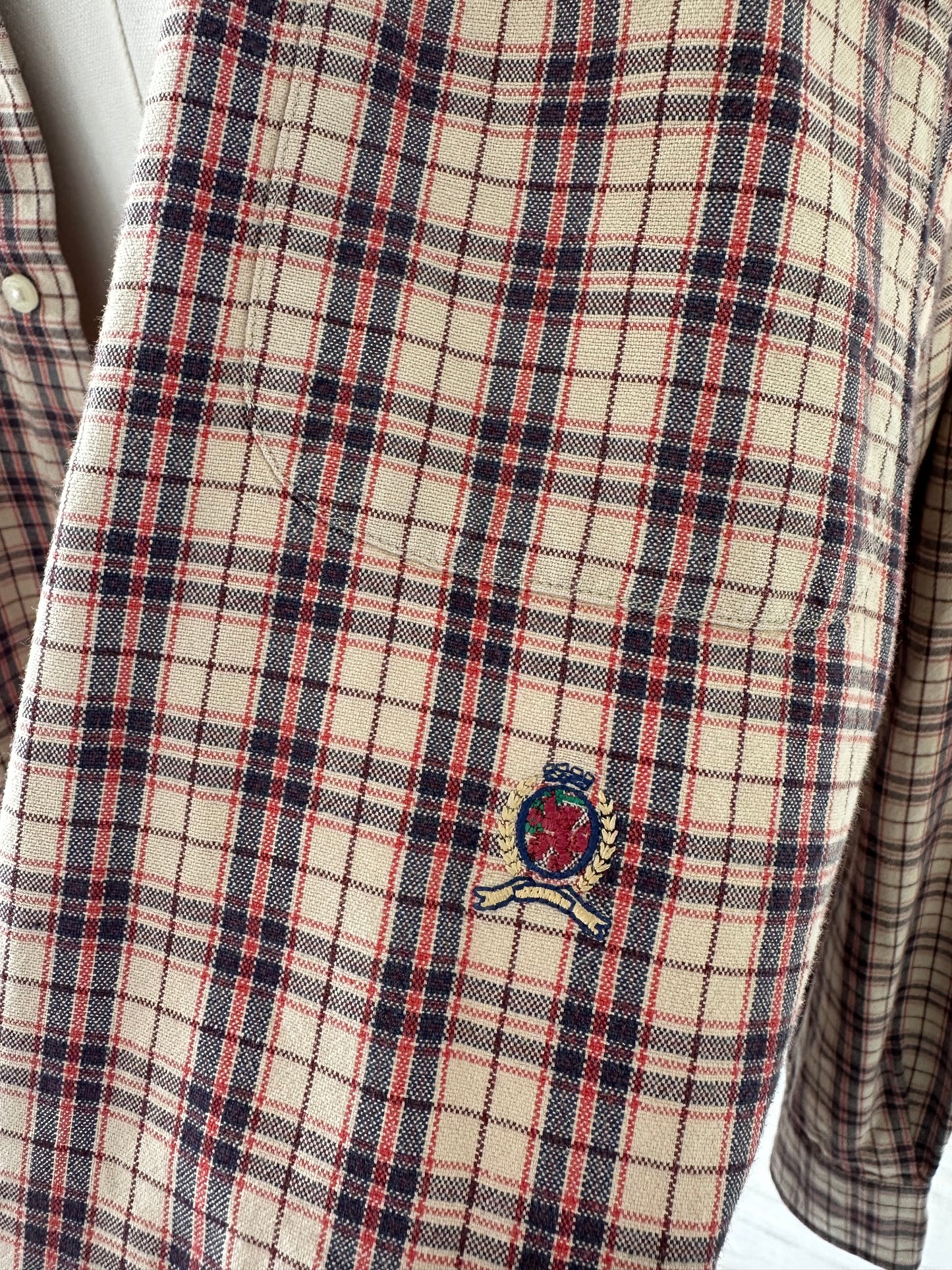 90s Tommy Hilfiger plaid button down