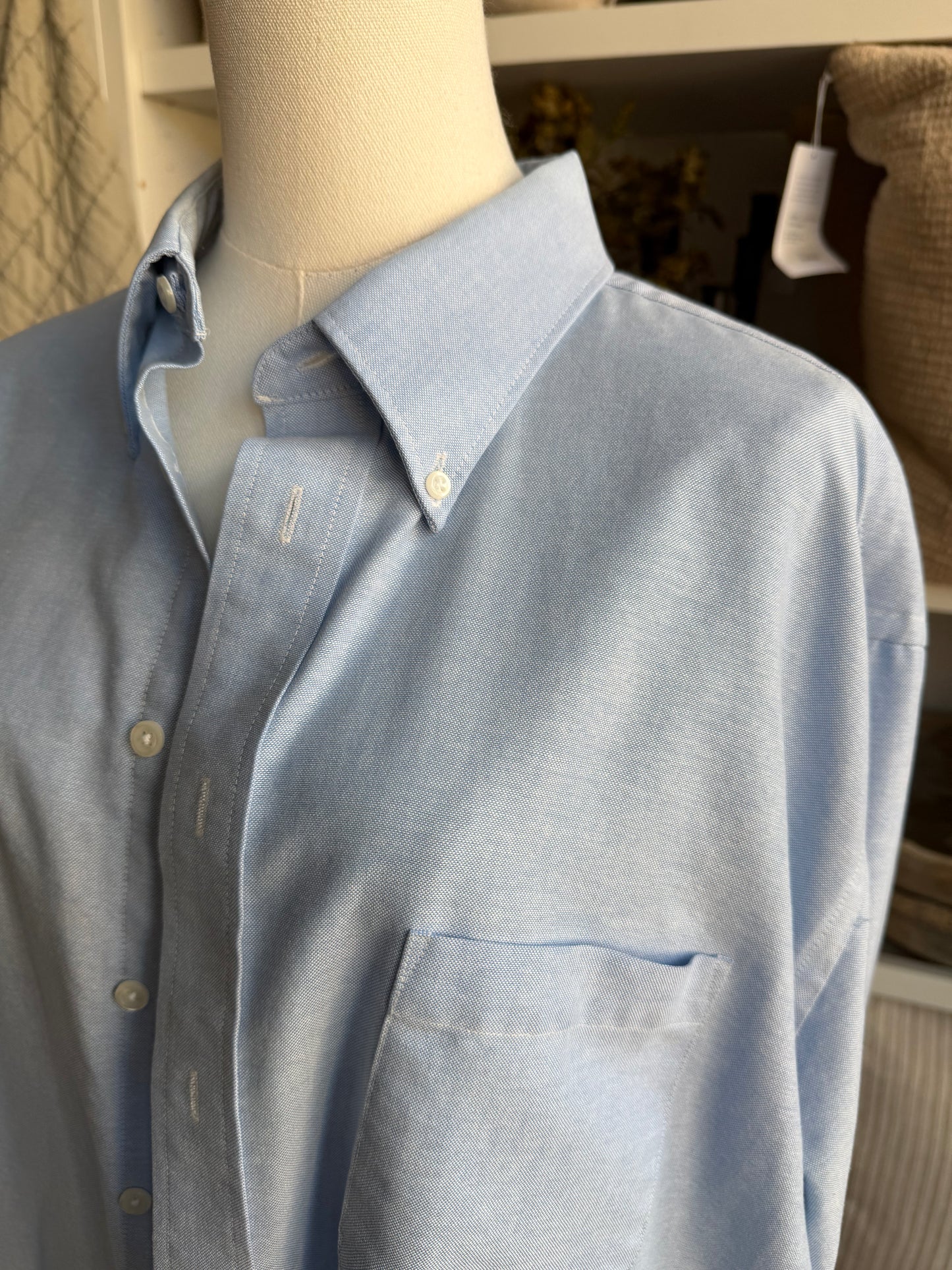 90s Stafford blue Oxford button down.